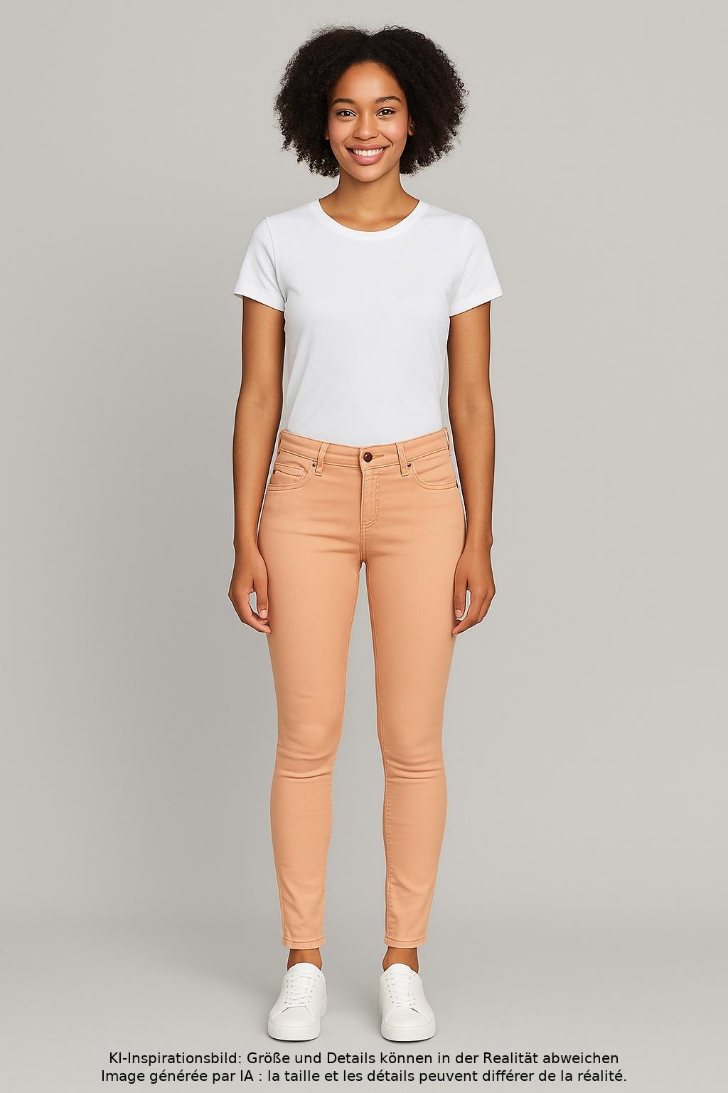 

mavi Damen Jeans, orange, Gr. 28