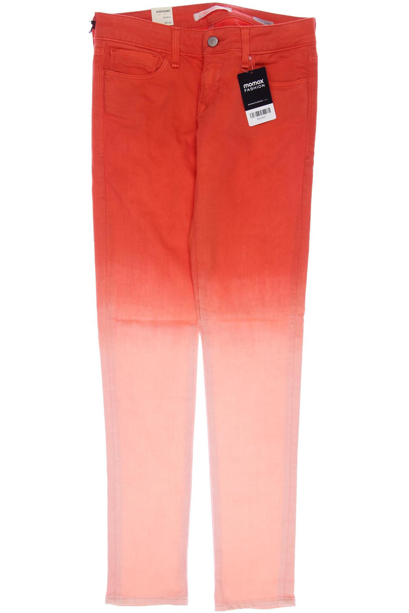 

mavi Damen Jeans, rot, Gr. 27