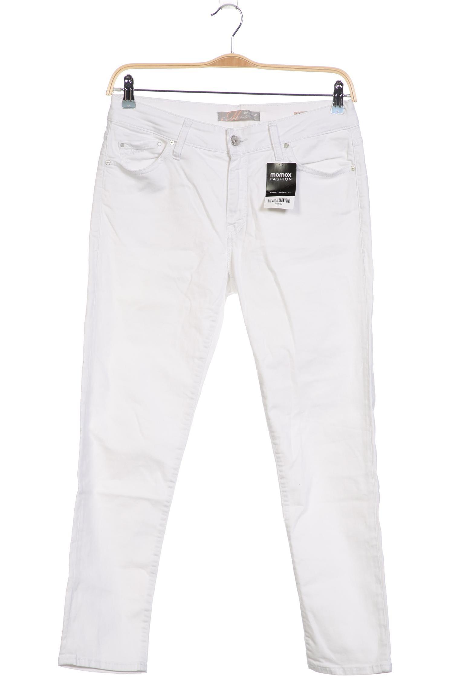 

mavi Damen Jeans, weiß, Gr. 32