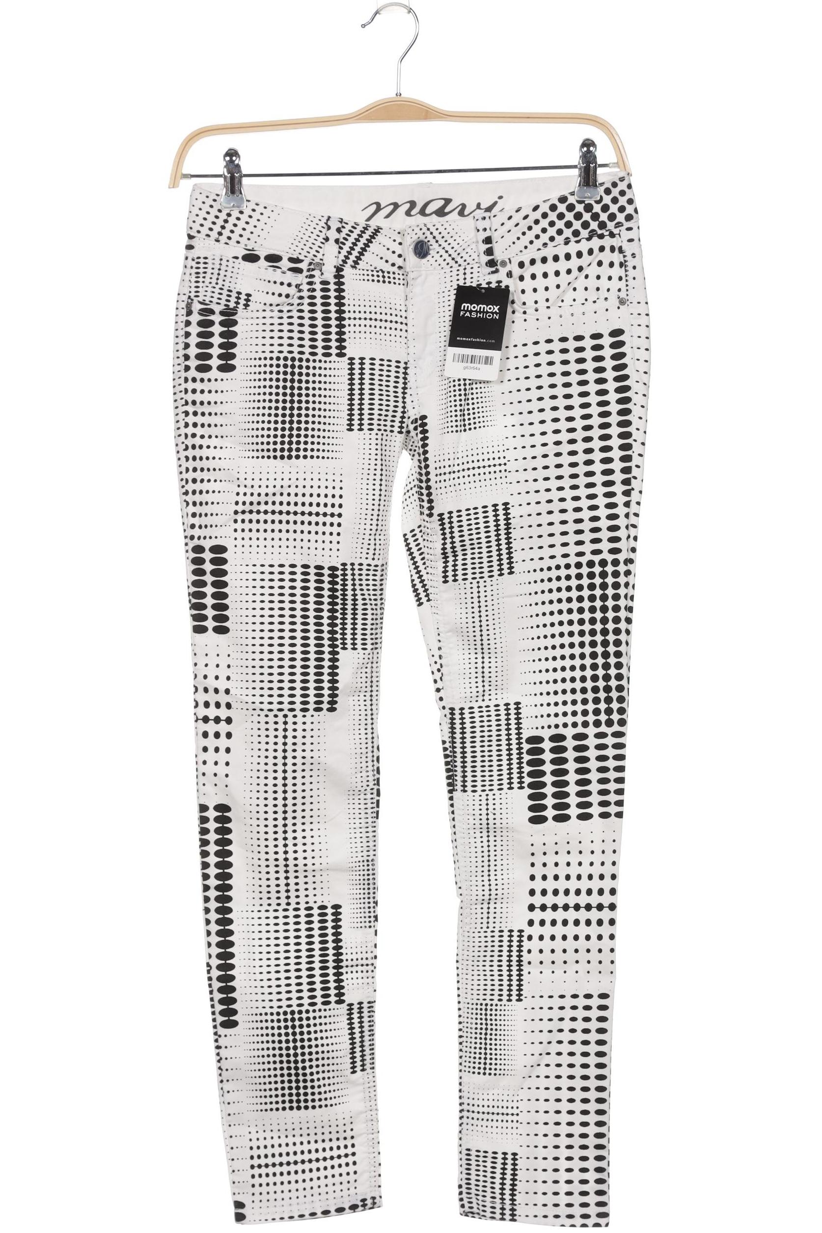 

mavi Damen Jeans, weiß, Gr. 28