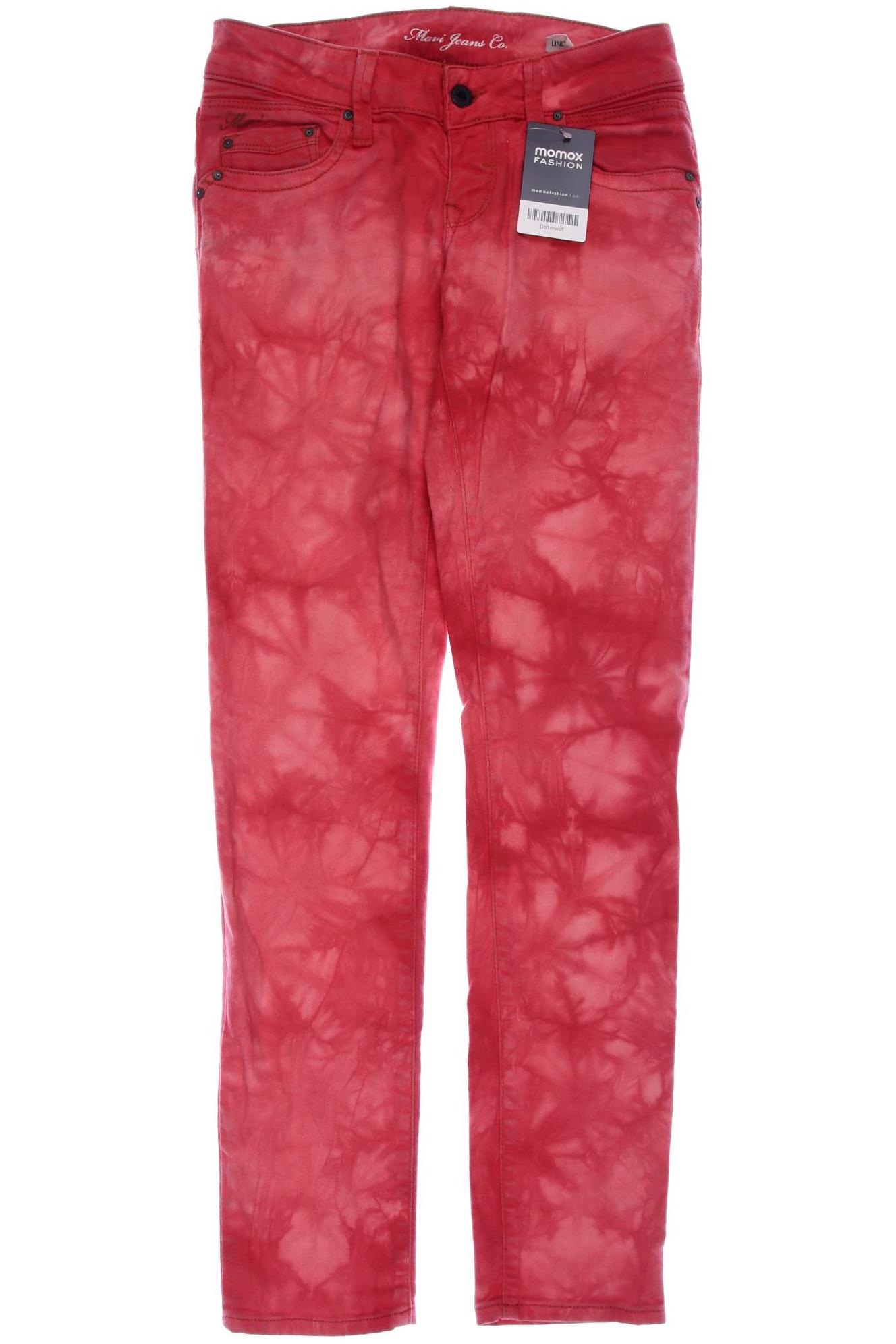

mavi Damen Jeans, rot, Gr. 26