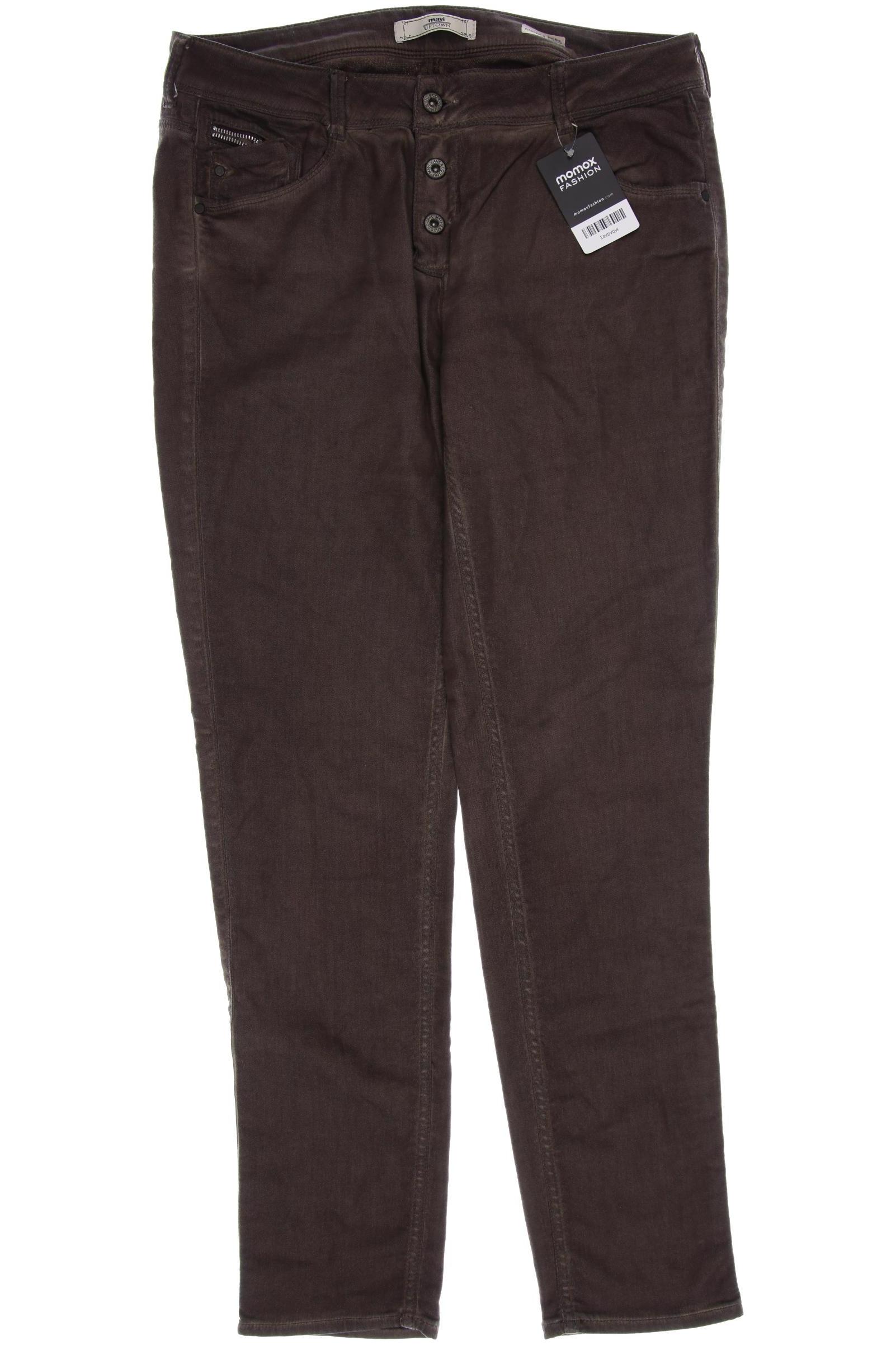 

mavi Damen Jeans, braun, Gr. 30