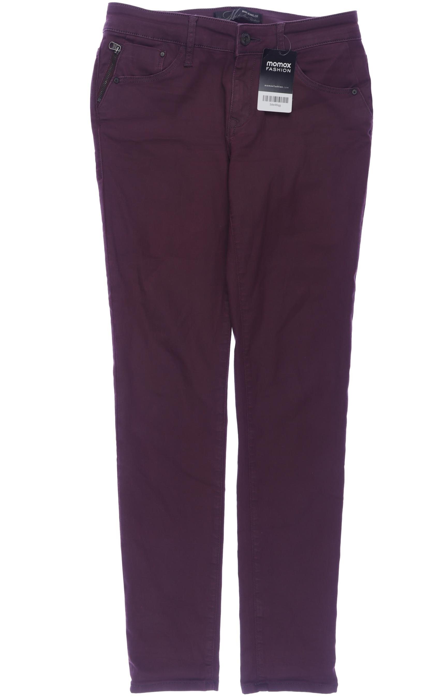 

mavi Damen Jeans, bordeaux, Gr. 28