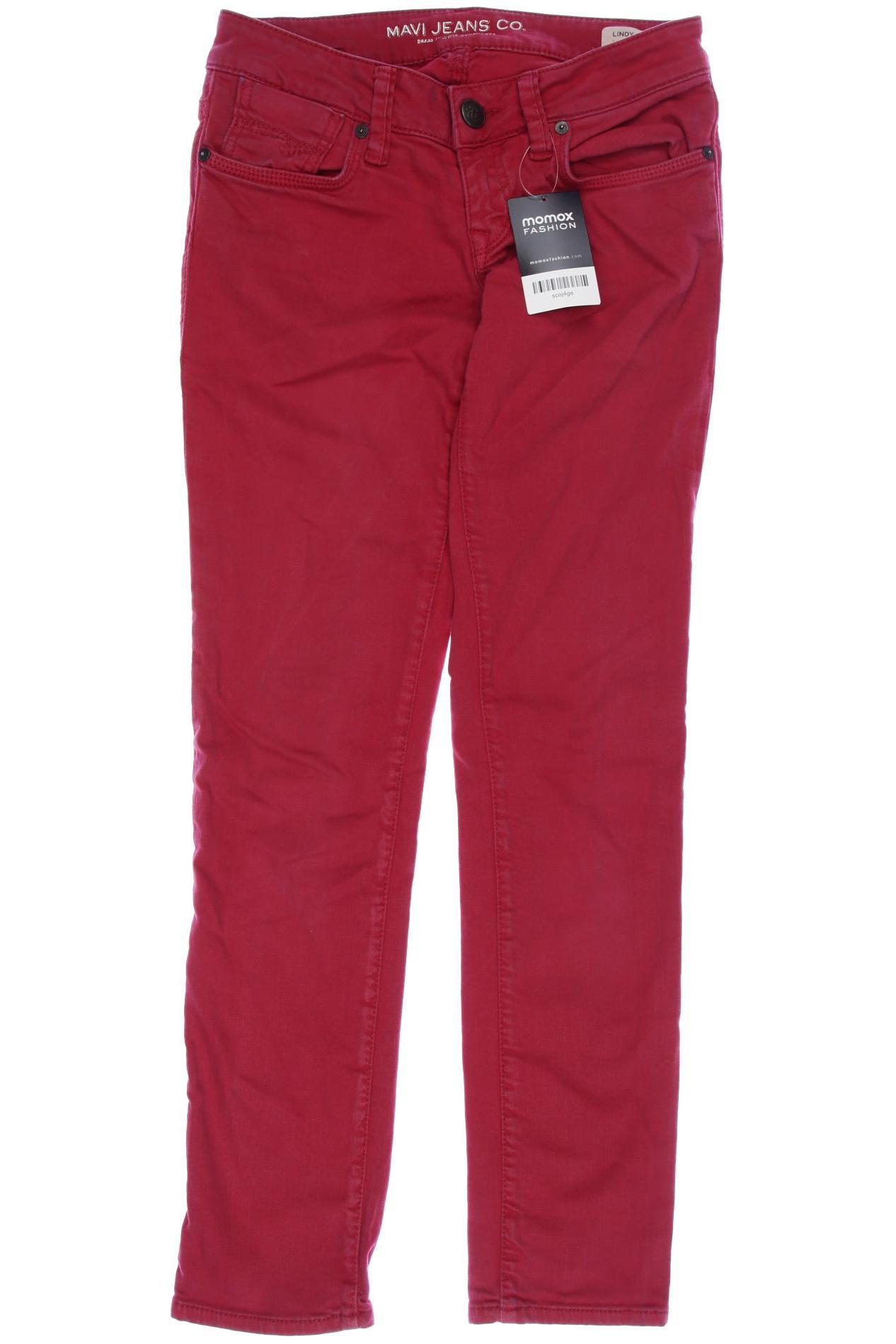

mavi Damen Jeans, rot, Gr. 26