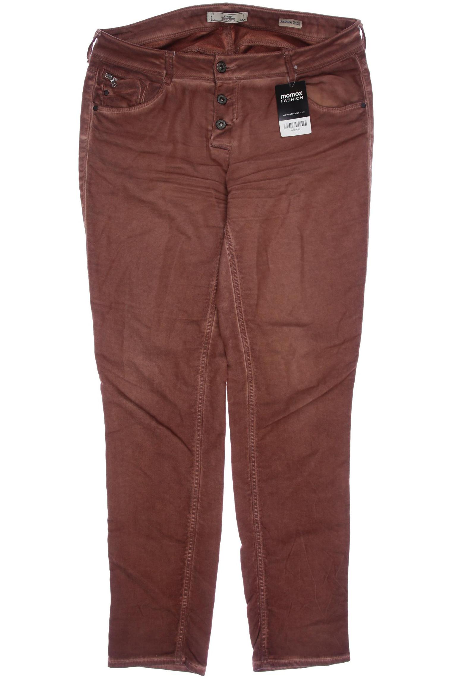 

mavi Damen Jeans, braun, Gr. 30