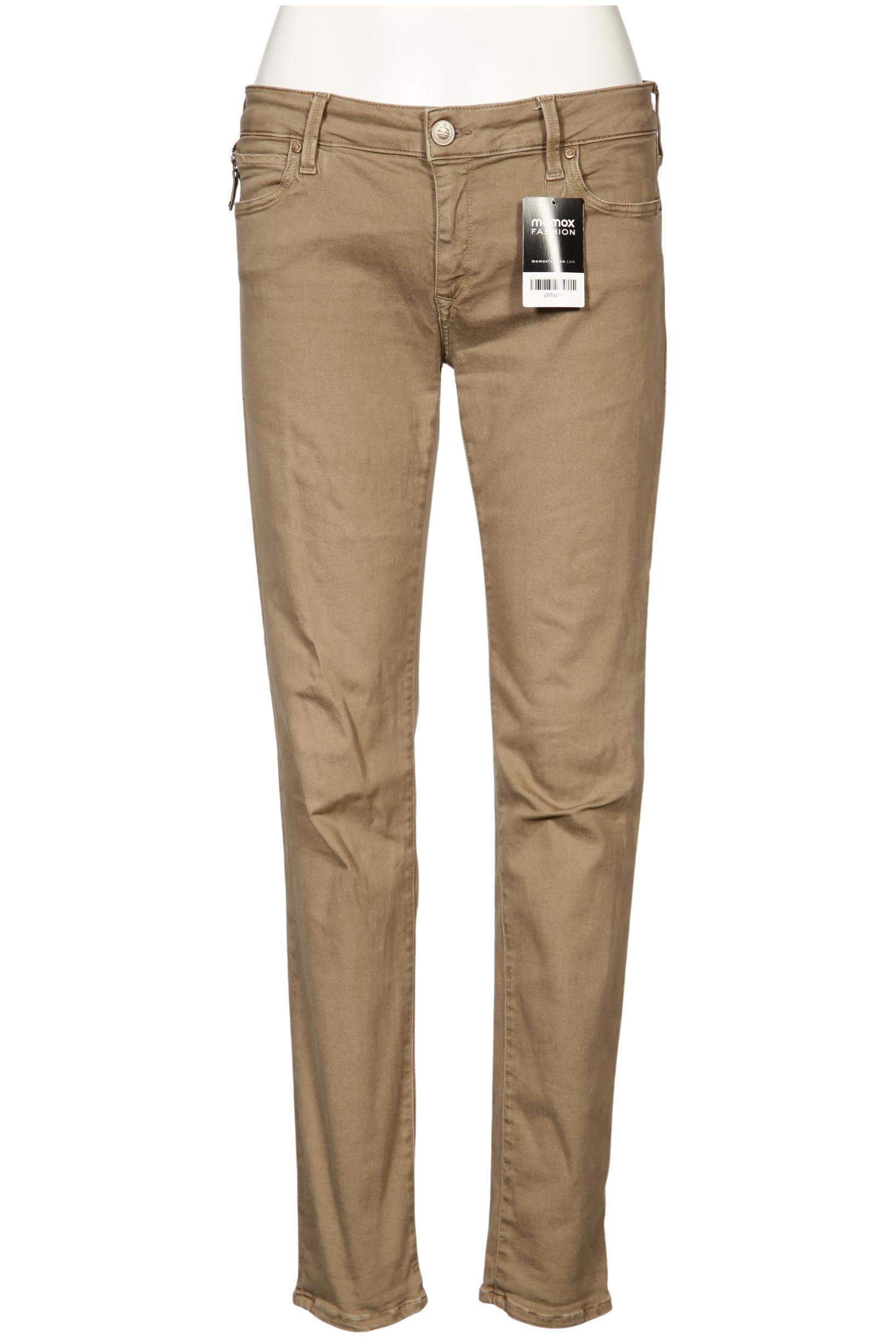 

mavi Damen Jeans, beige, Gr. 31