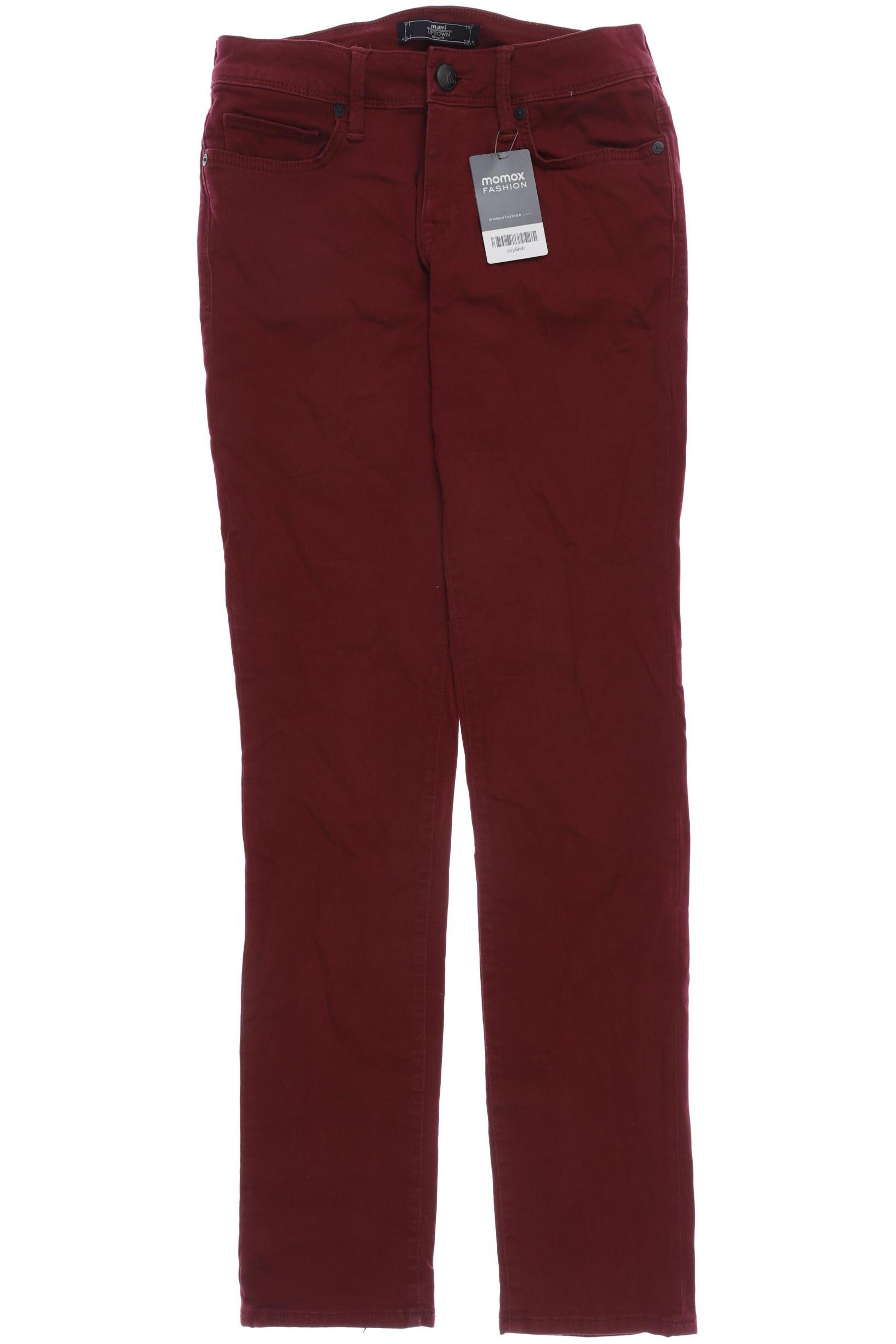

mavi Damen Jeans, bordeaux, Gr. 27