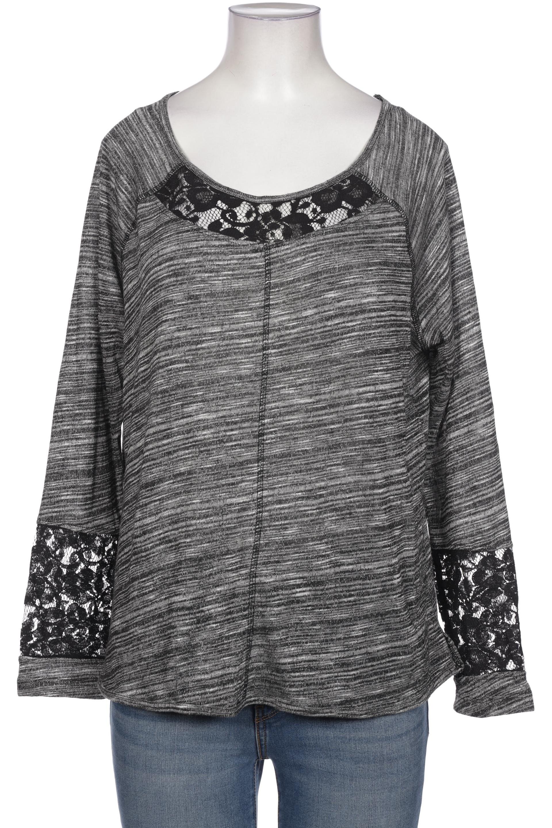 

mavi Damen Langarmshirt, grau, Gr. 38