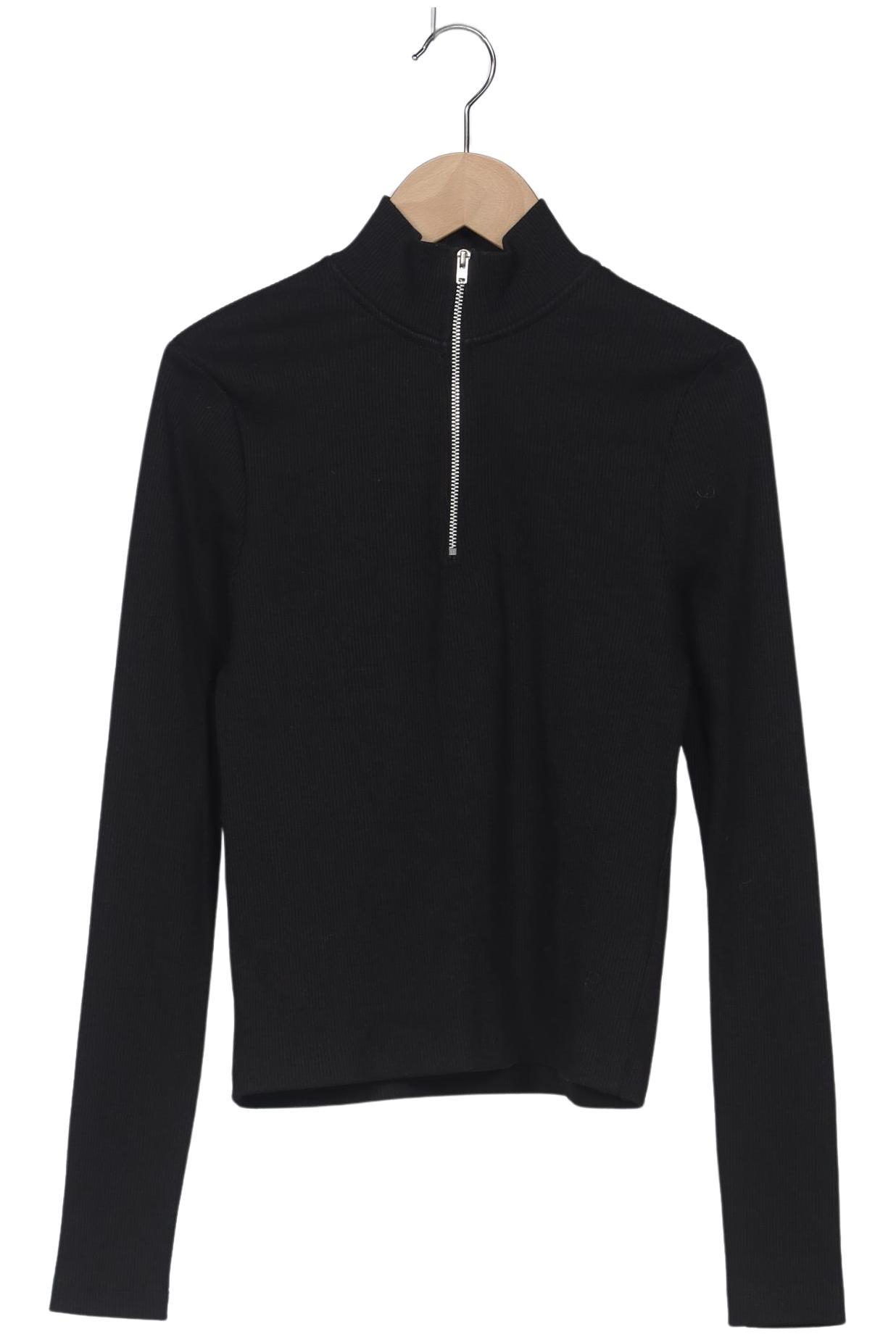 

mavi Damen Langarmshirt, schwarz, Gr. 42