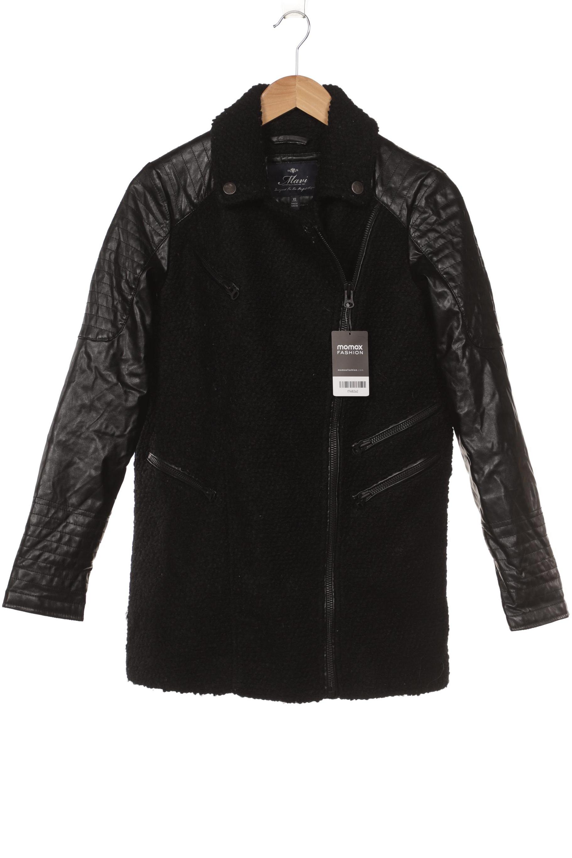 

mavi Damen Mantel, schwarz