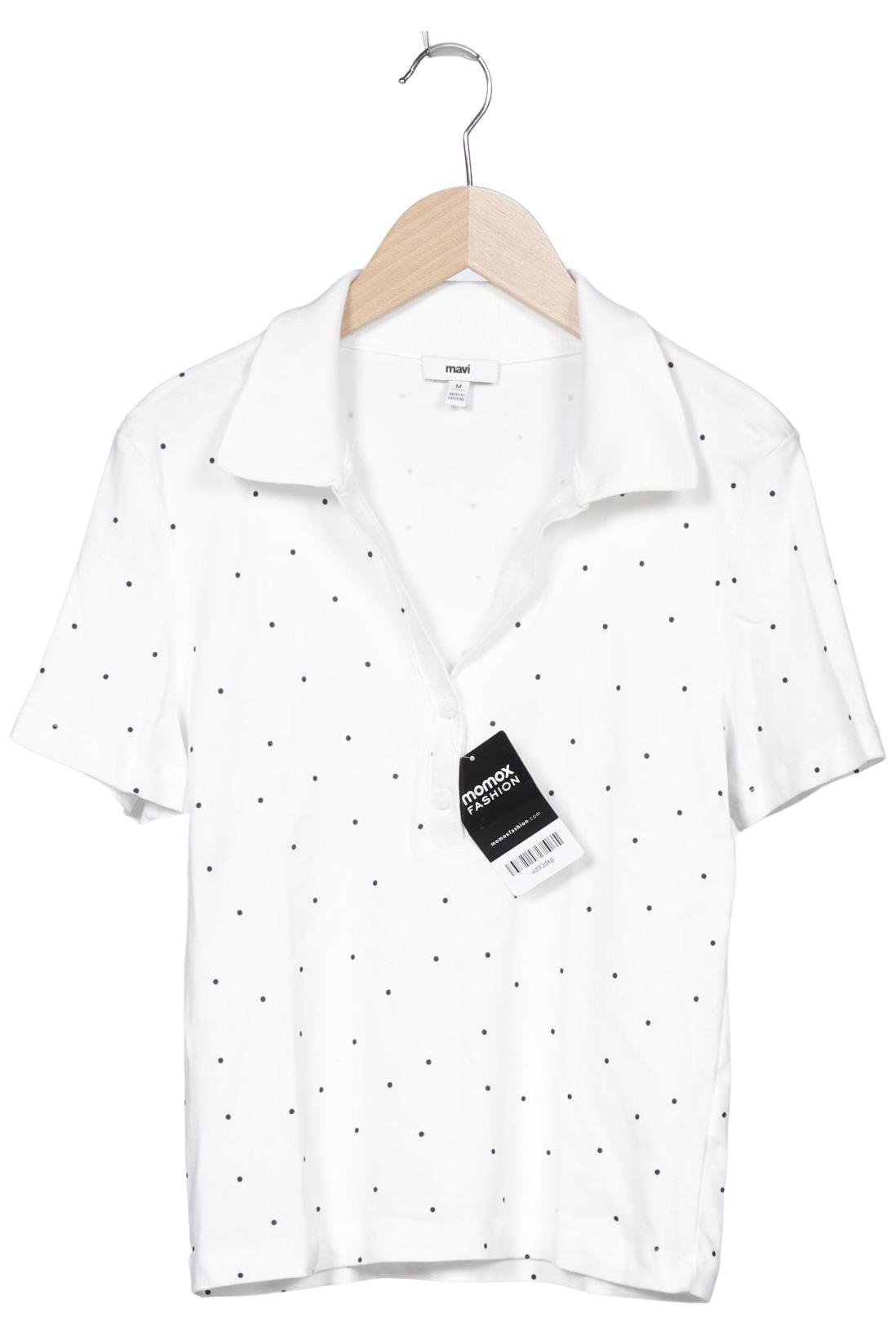 

mavi Damen Poloshirt, weiß, Gr. 38