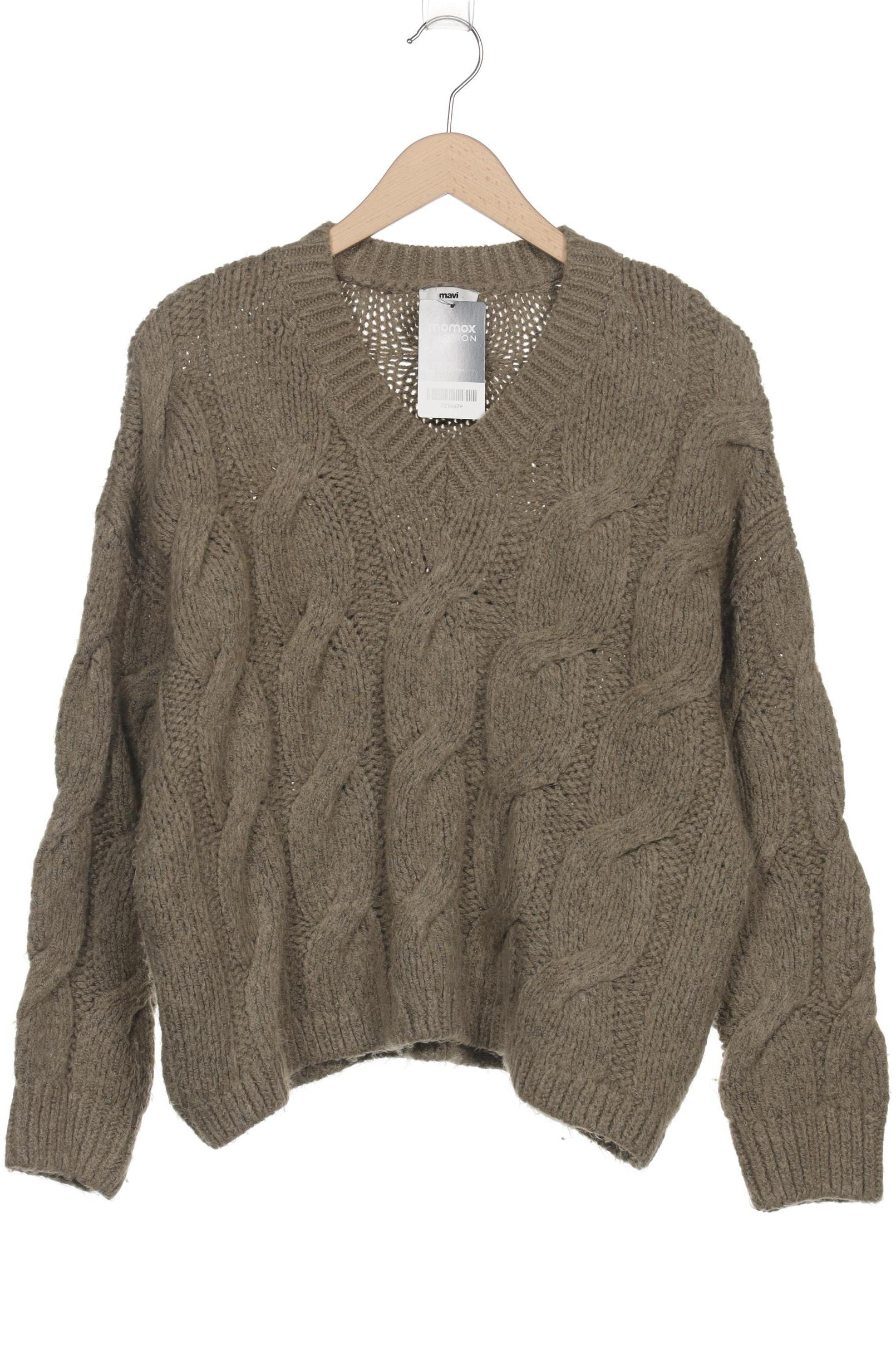

mavi Damen Pullover, grün, Gr. 36