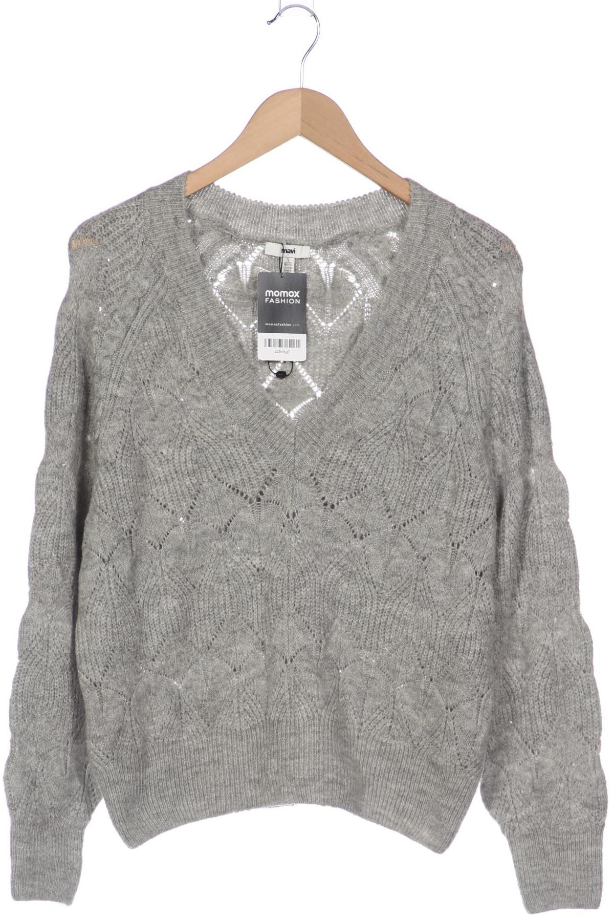 

mavi Damen Pullover, grau, Gr. 36