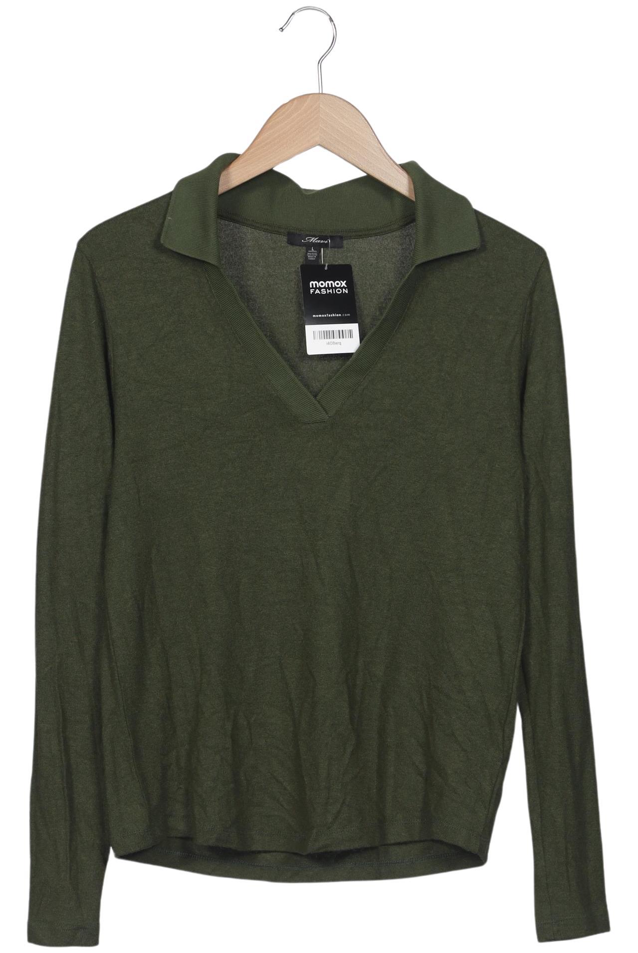 

mavi Damen Pullover, grün, Gr. 42