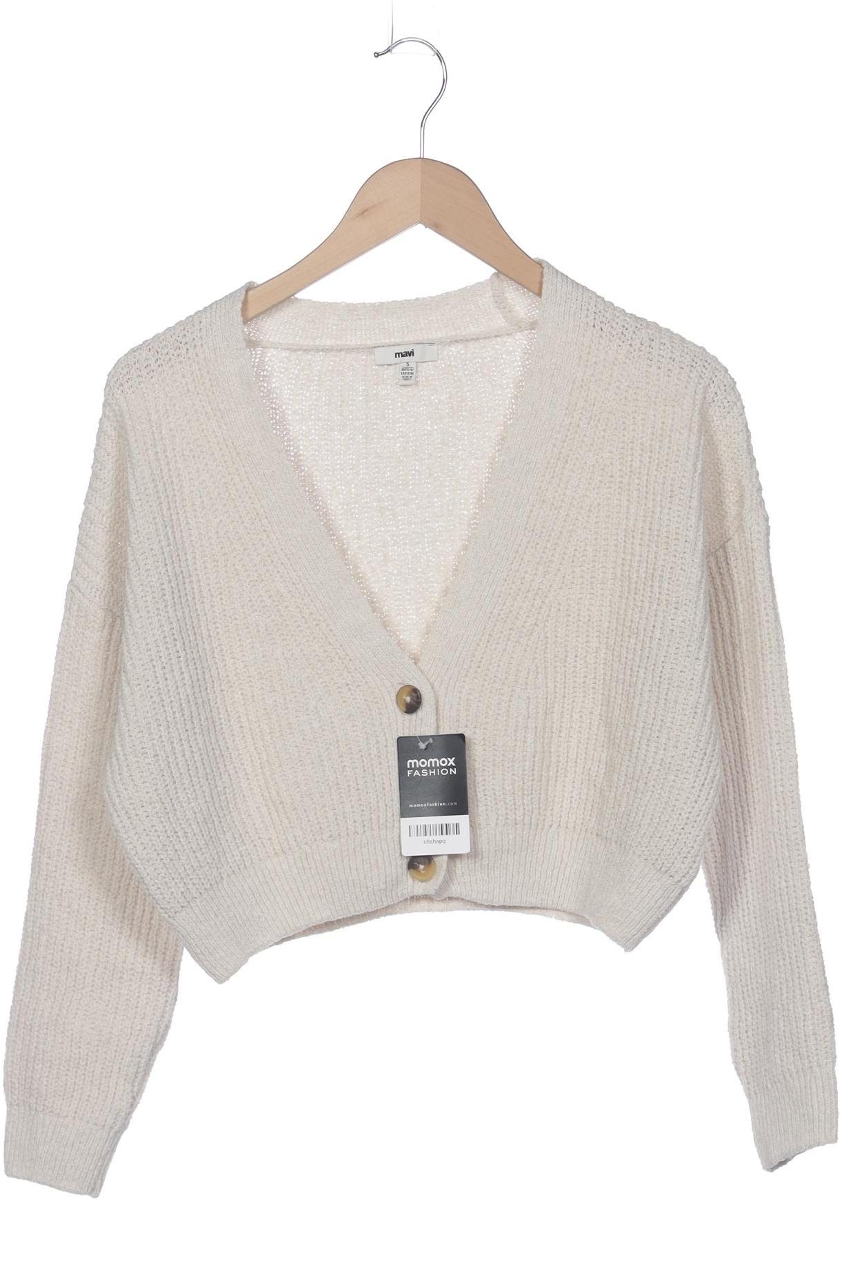 

mavi Damen Strickjacke, beige, Gr. 36