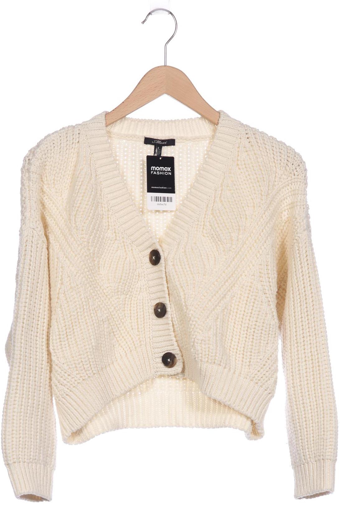 

mavi Damen Strickjacke, cremeweiß, Gr. 36
