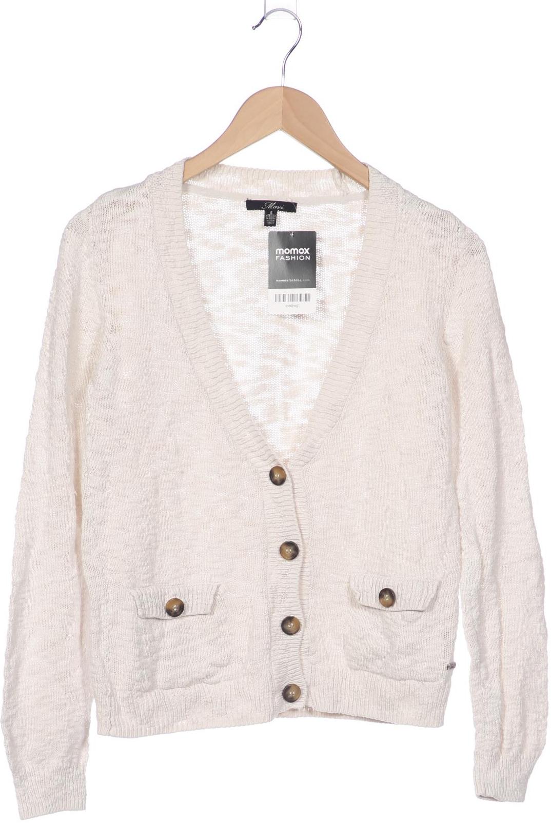 

mavi Damen Strickjacke, cremeweiß, Gr. 36