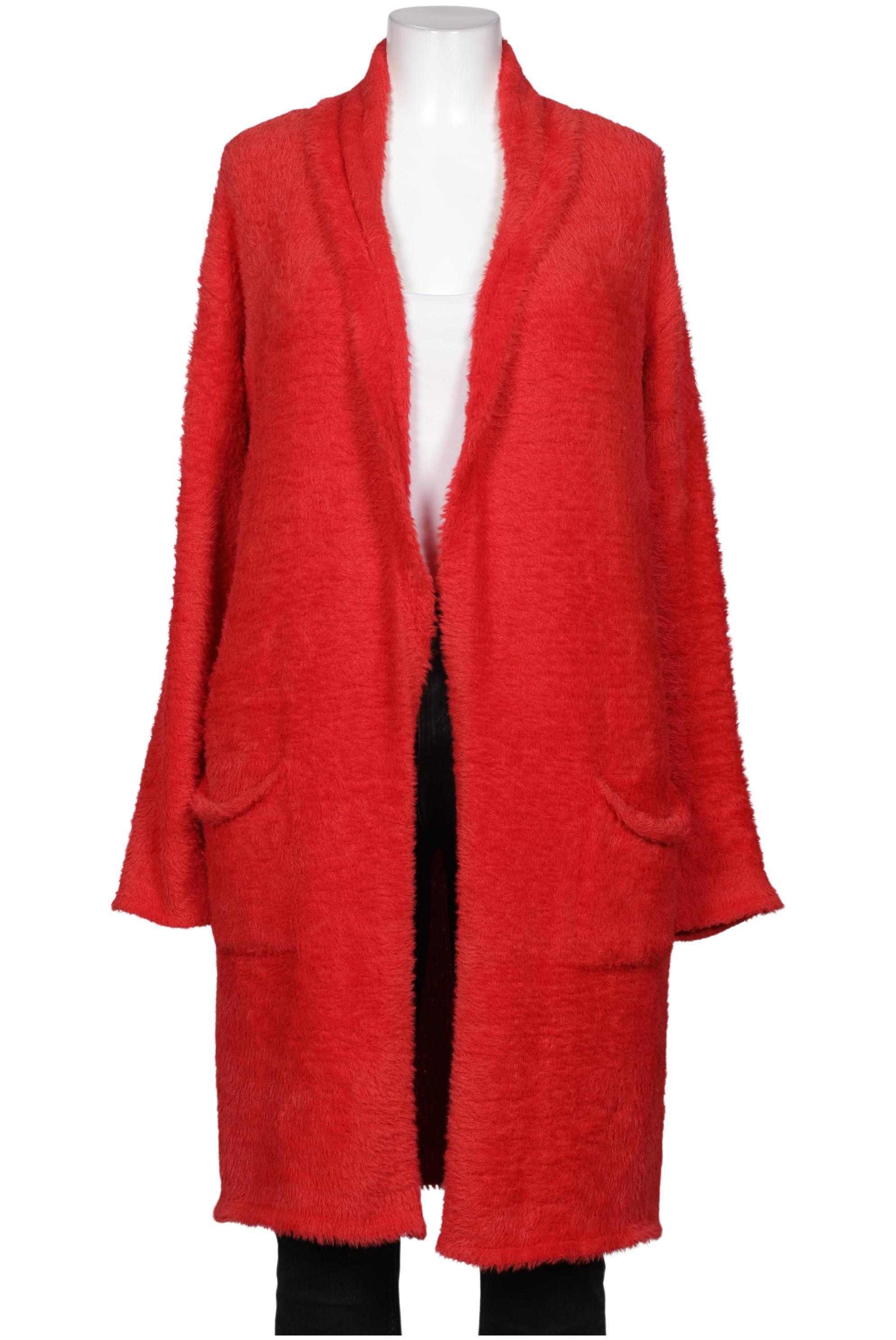 

mavi Damen Strickjacke, rot, Gr. 42