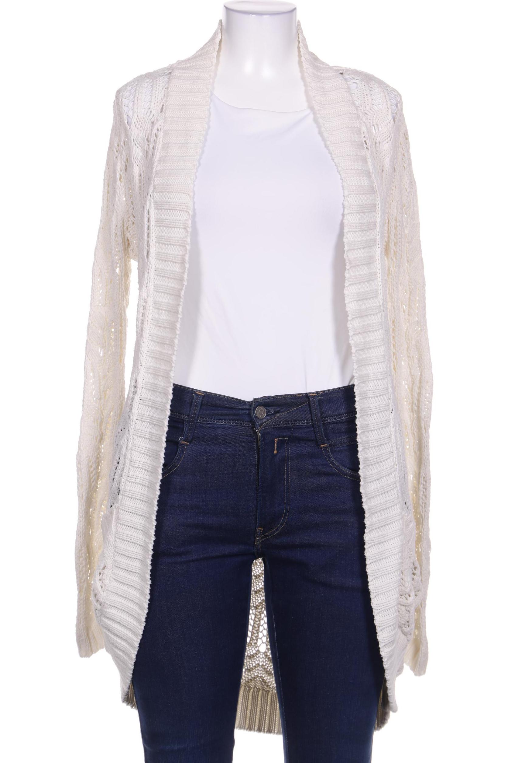 

mavi Damen Strickjacke, cremeweiß