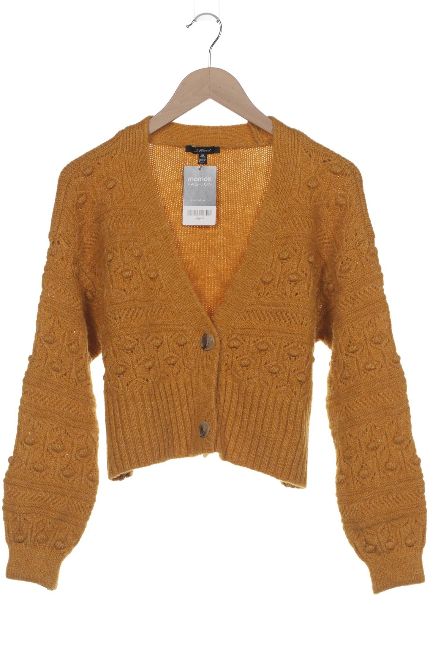 

mavi Damen Strickjacke, orange, Gr. 34