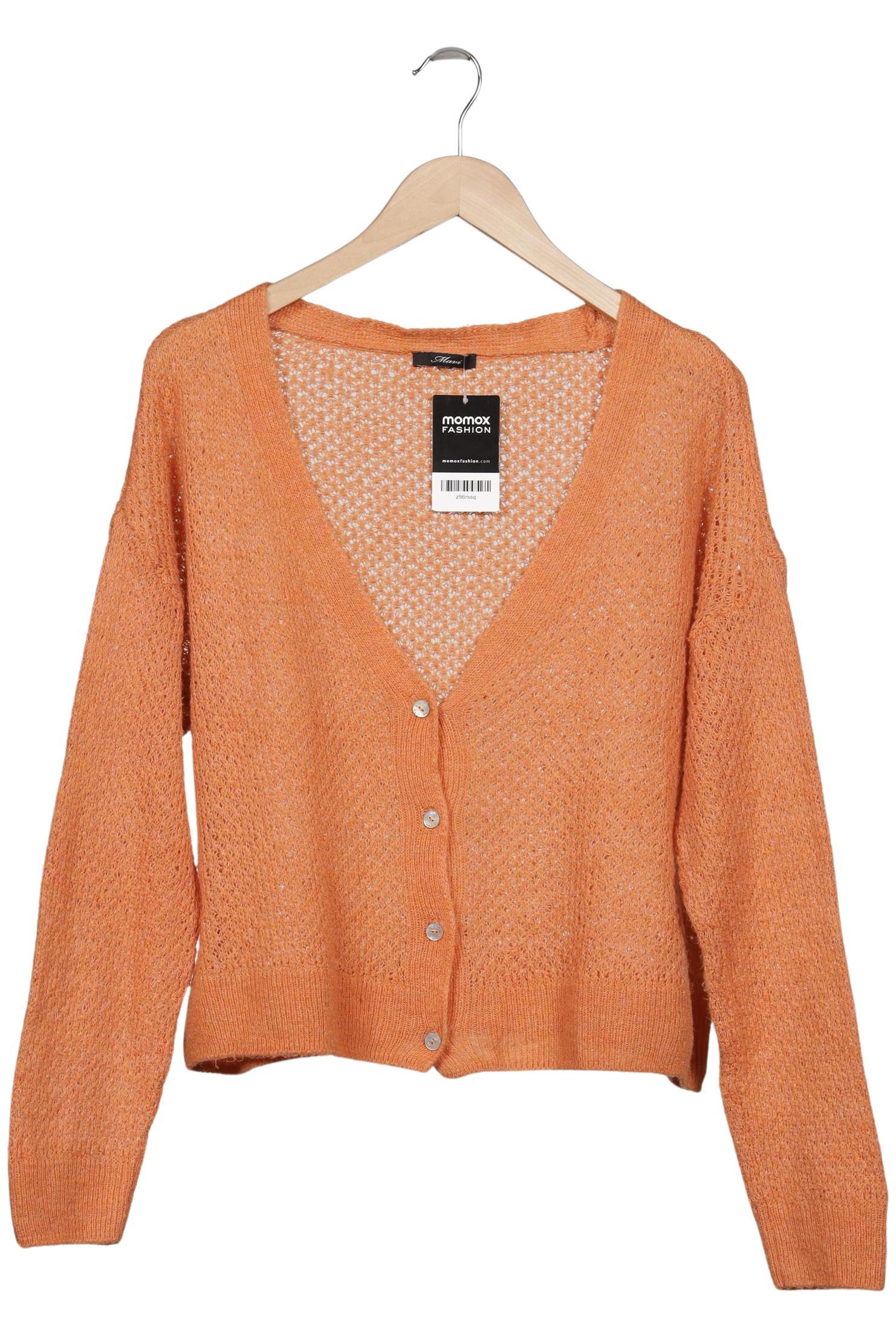 

mavi Damen Strickjacke, orange, Gr. 48