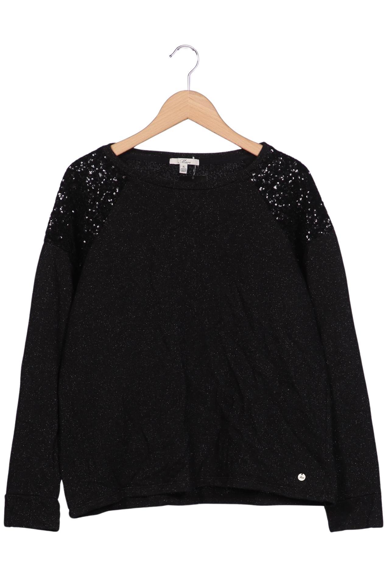 

mavi Damen Sweatshirt, schwarz, Gr. 44