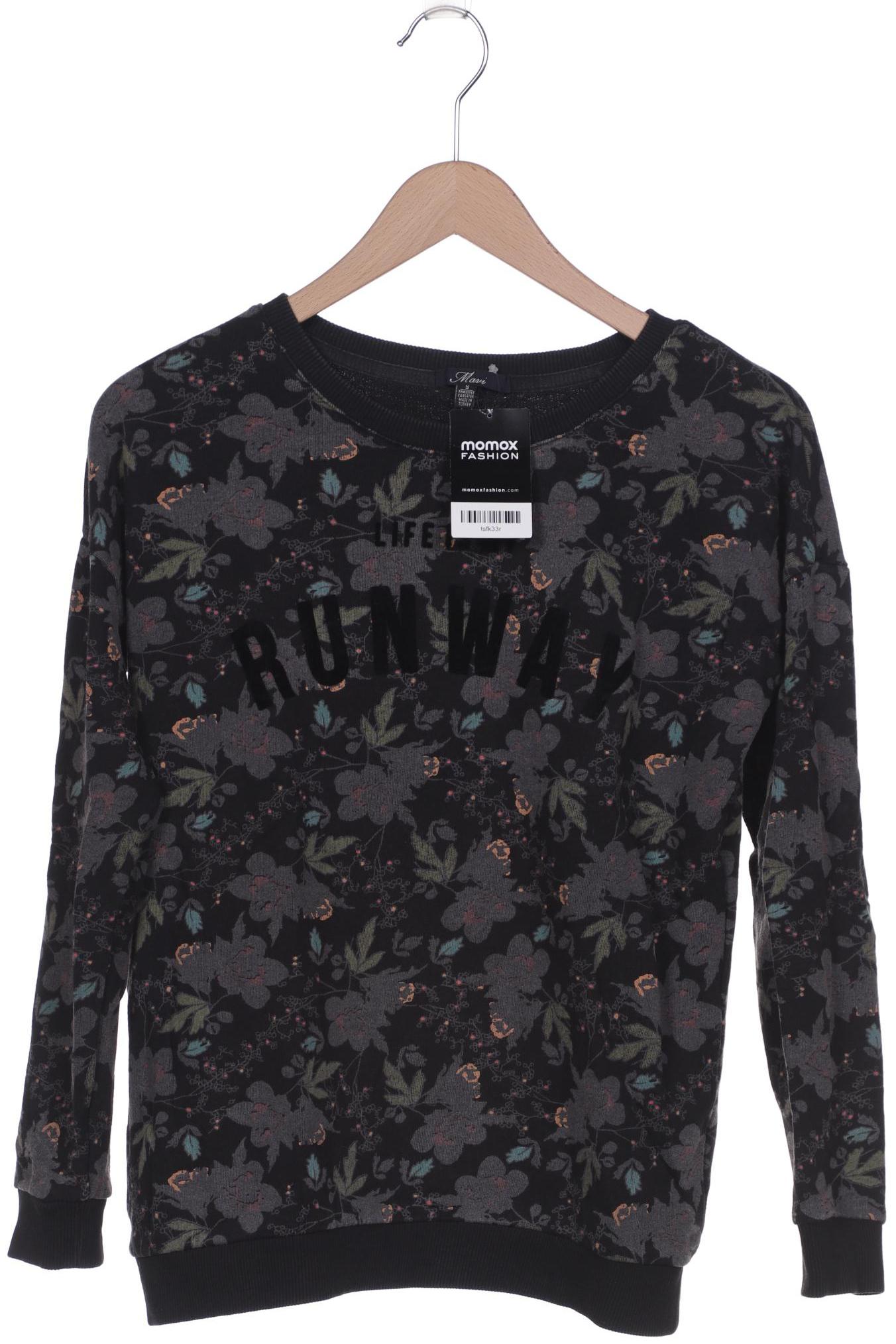 

mavi Damen Sweatshirt, schwarz