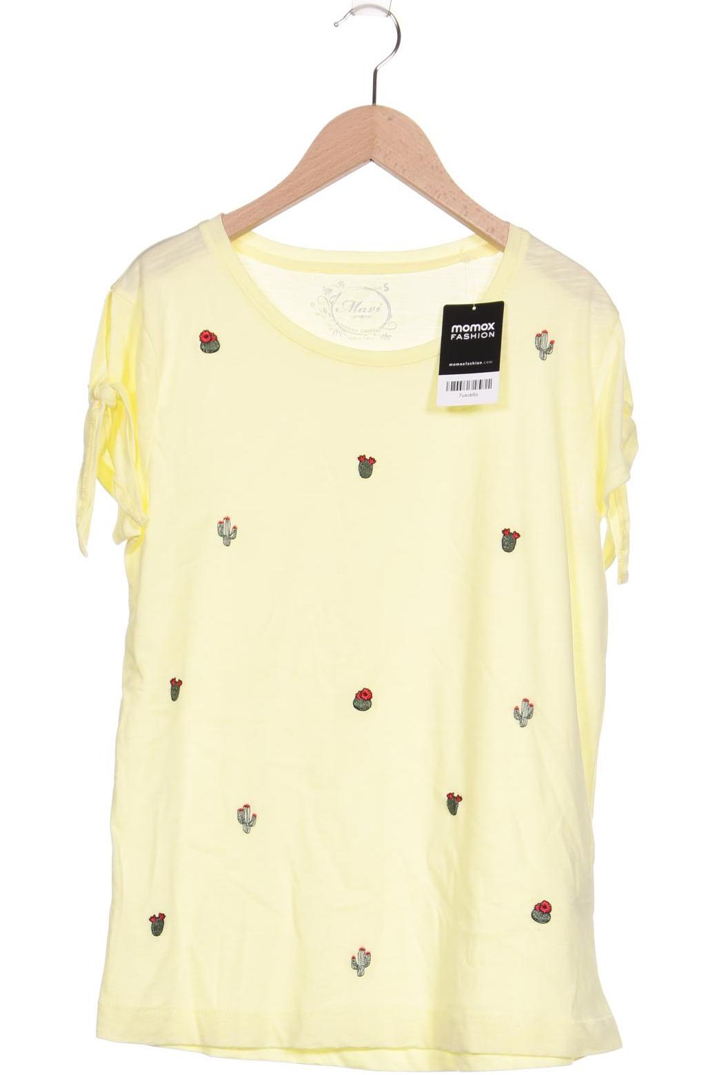 

mavi Damen T-Shirt, gelb, Gr. 36