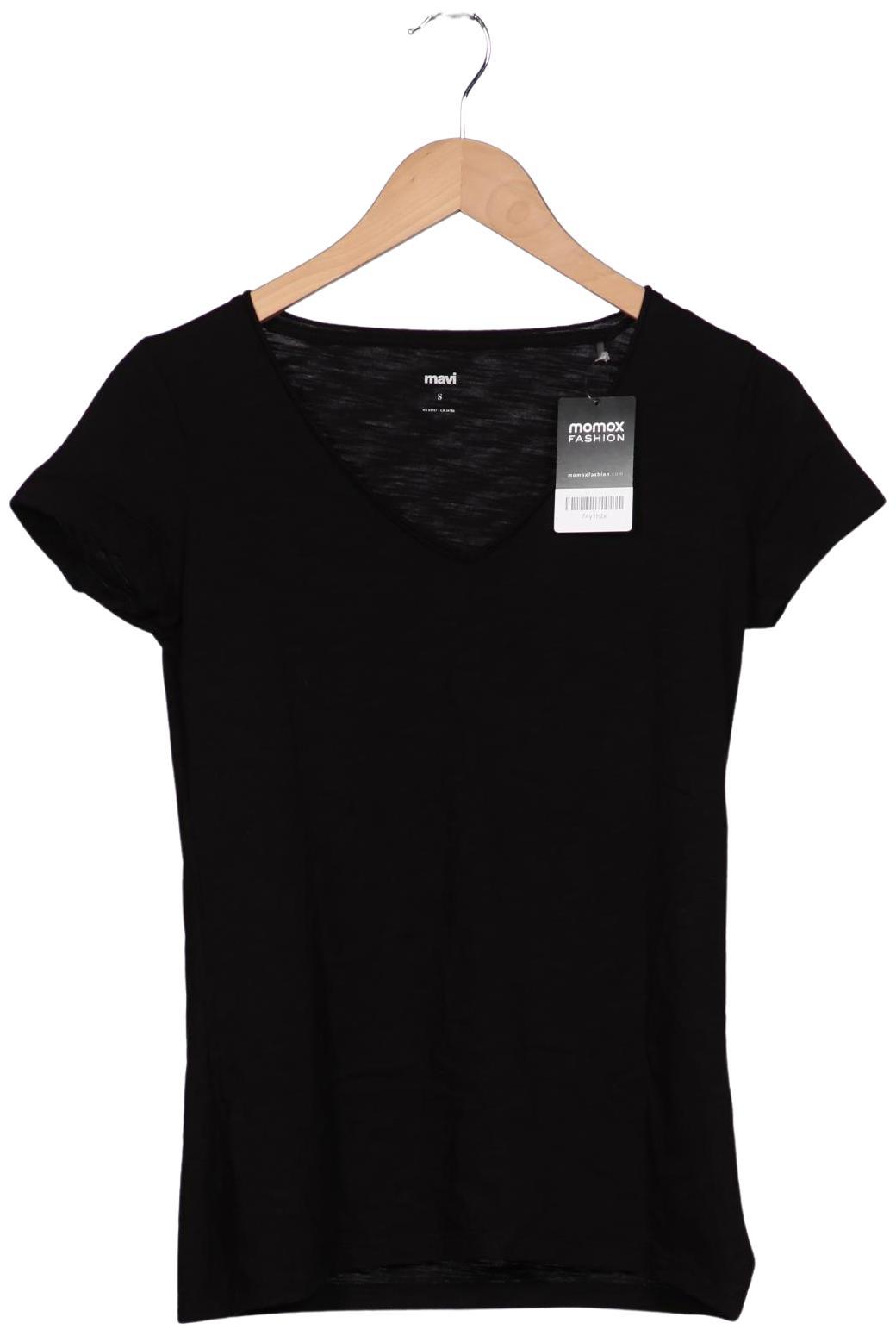 

mavi Damen T-Shirt, schwarz, Gr. 36
