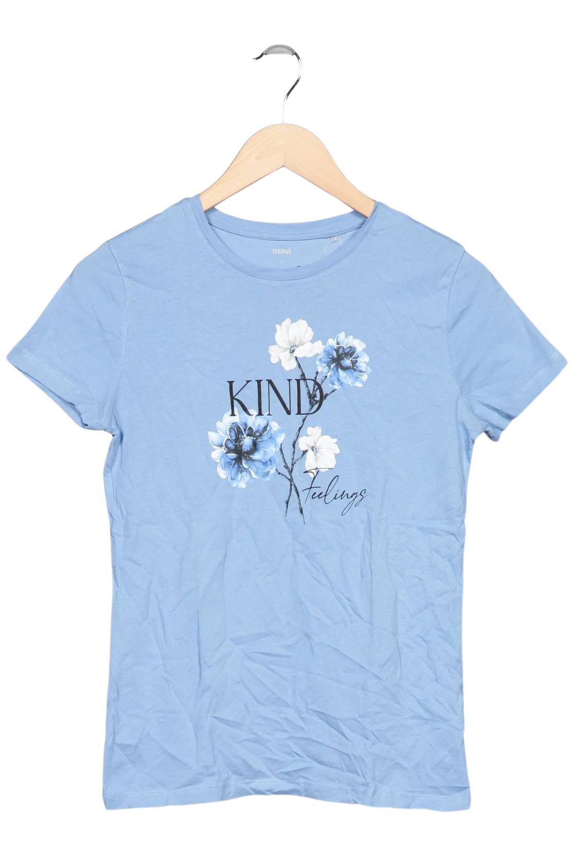 

mavi Damen T-Shirt, hellblau, Gr. 36