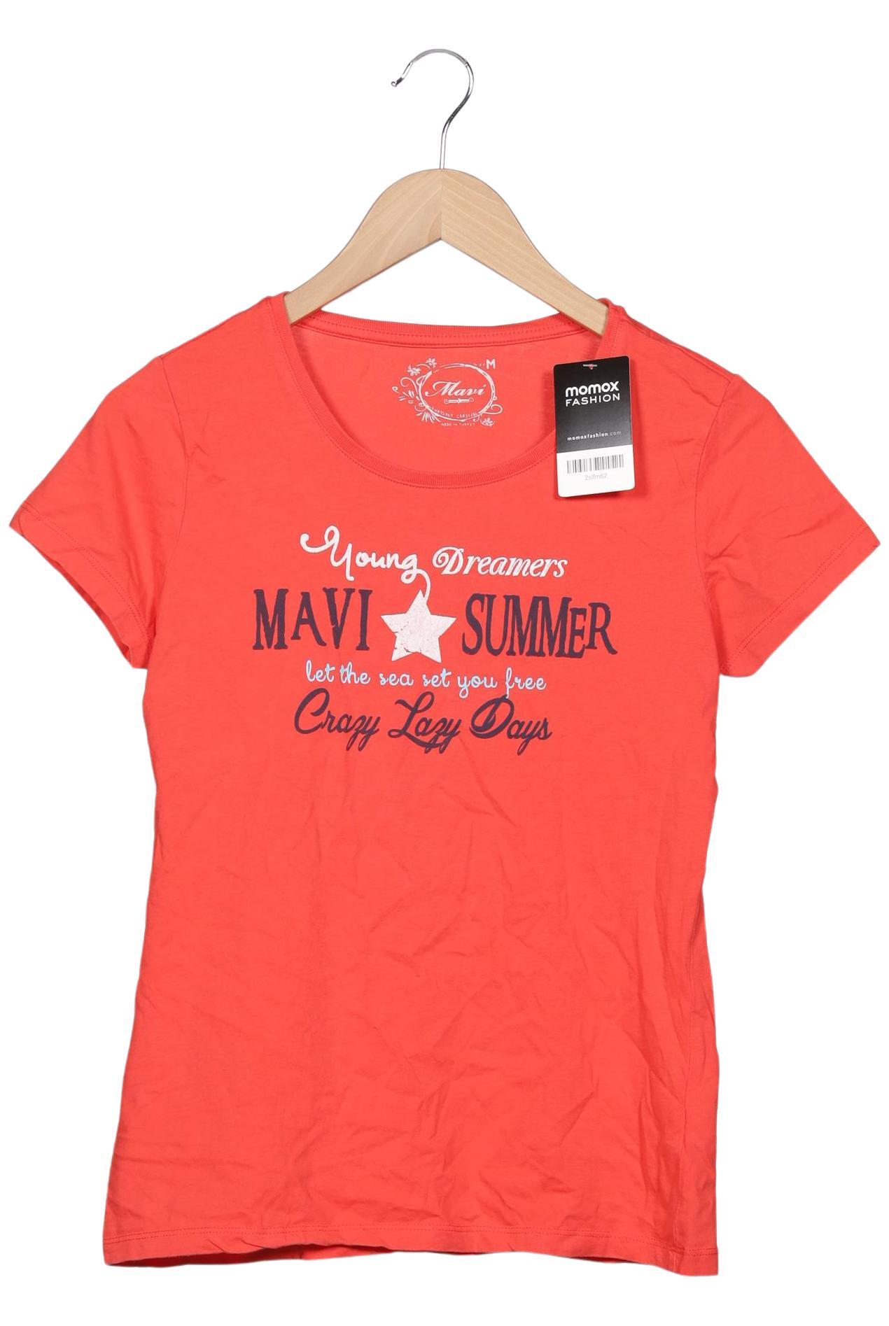 

mavi Damen T-Shirt, rot, Gr. 38