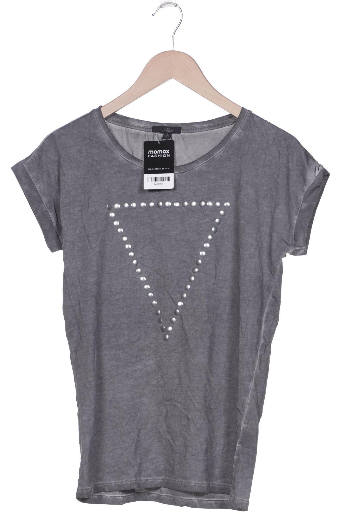 

mavi Damen T-Shirt, grau, Gr. 36