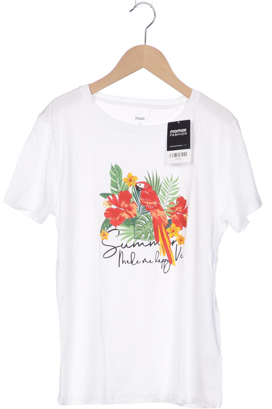 

mavi Damen T-Shirt, weiß, Gr. 38