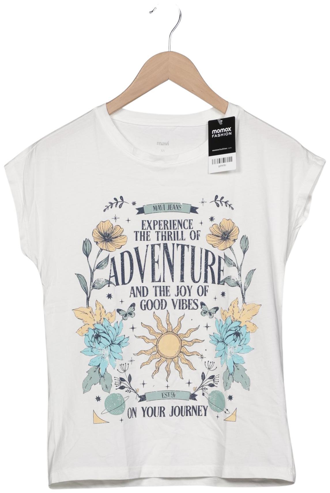

mavi Damen T-Shirt, cremeweiß, Gr. 34