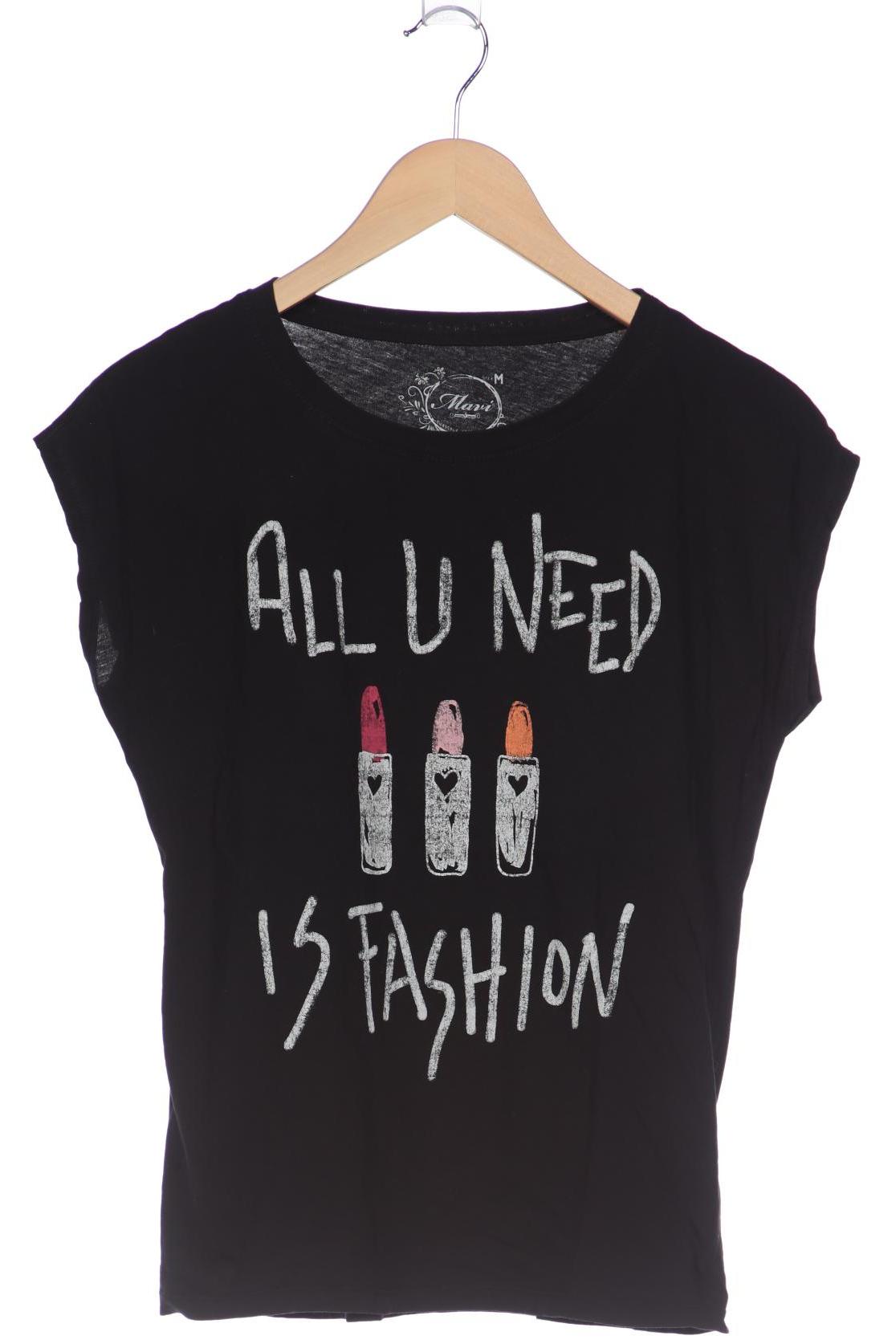 

mavi Damen T-Shirt, schwarz