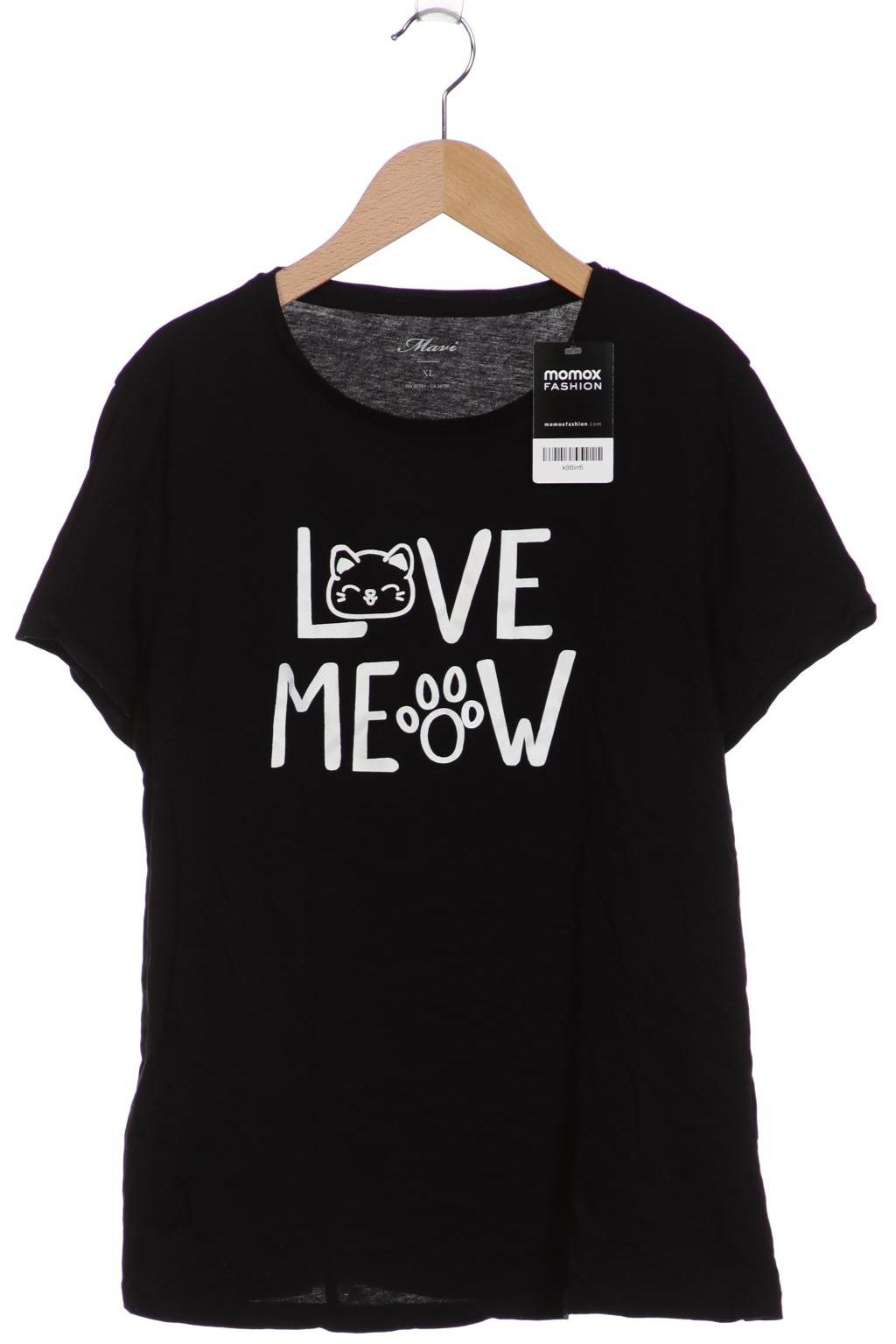 

mavi Damen T-Shirt, schwarz, Gr. 44