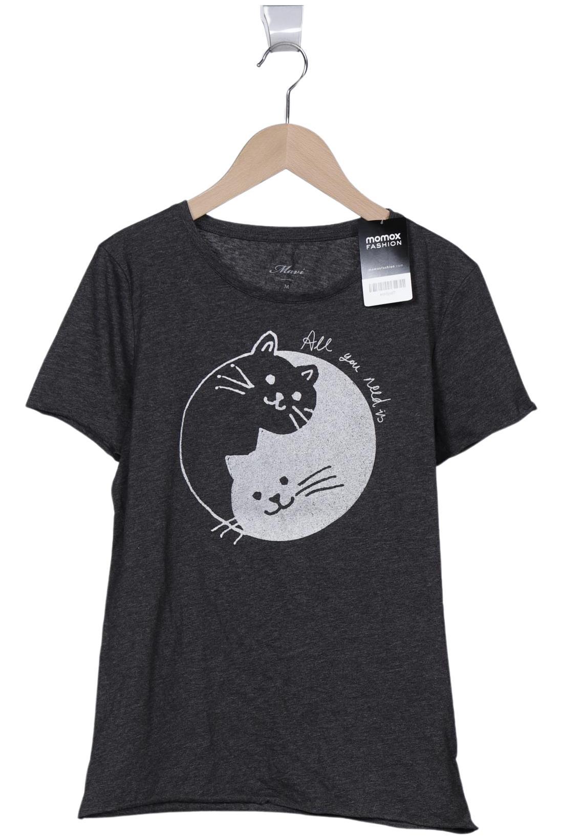 

mavi Damen T-Shirt, grau, Gr. 38