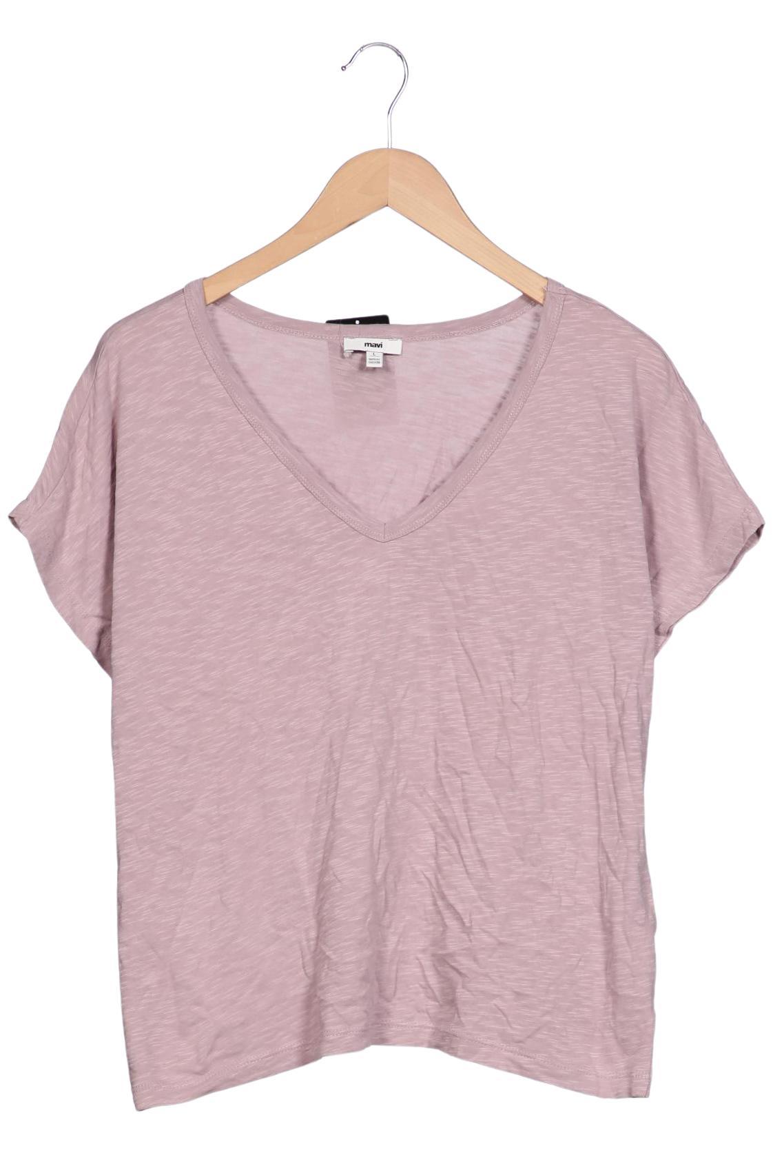 

mavi Damen T-Shirt, flieder, Gr. 42