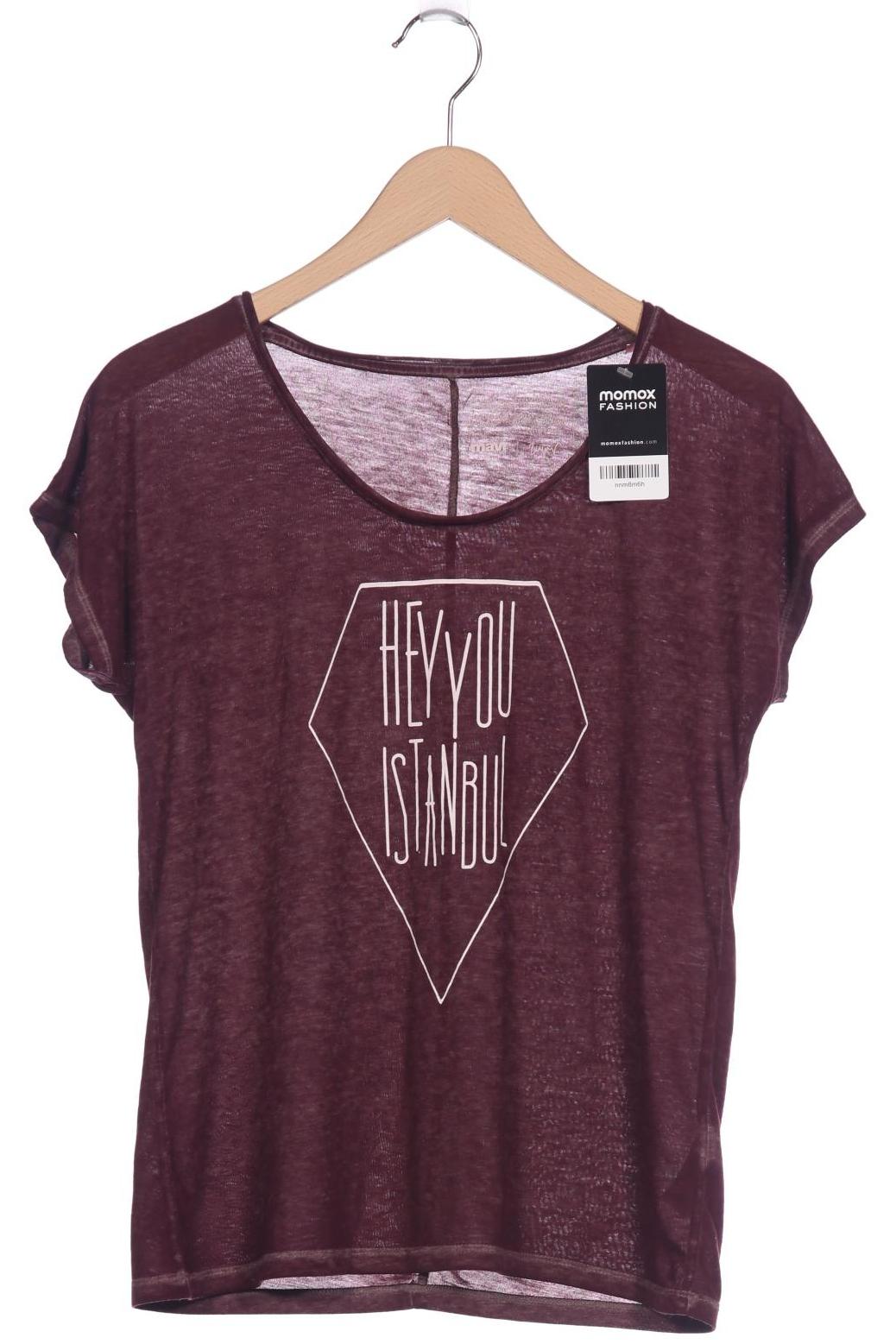 

mavi Damen T-Shirt, bordeaux, Gr. 36
