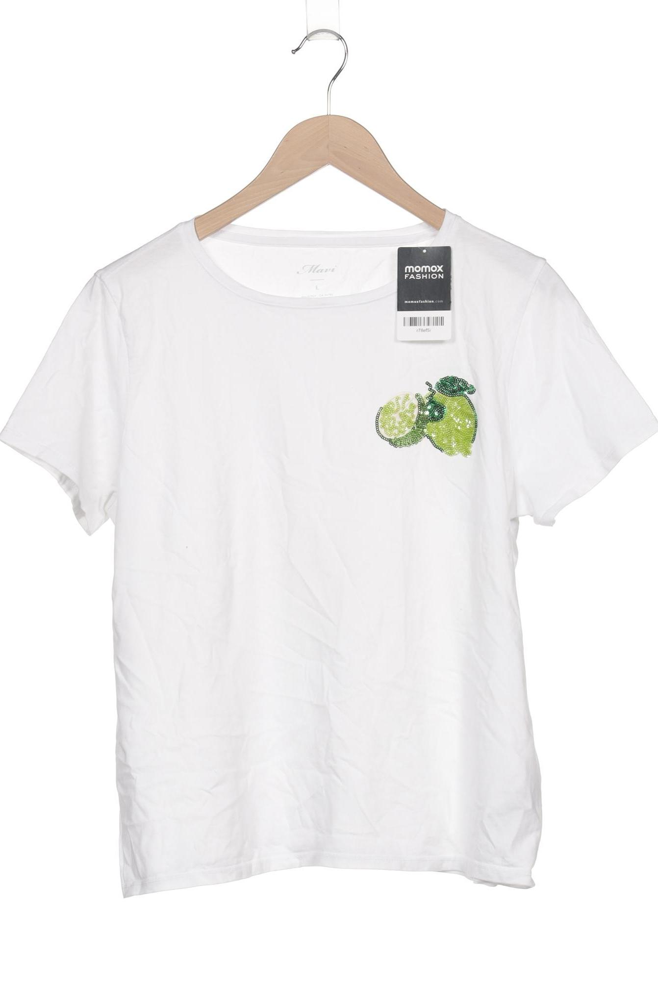 

mavi Damen T-Shirt, weiß, Gr. 42