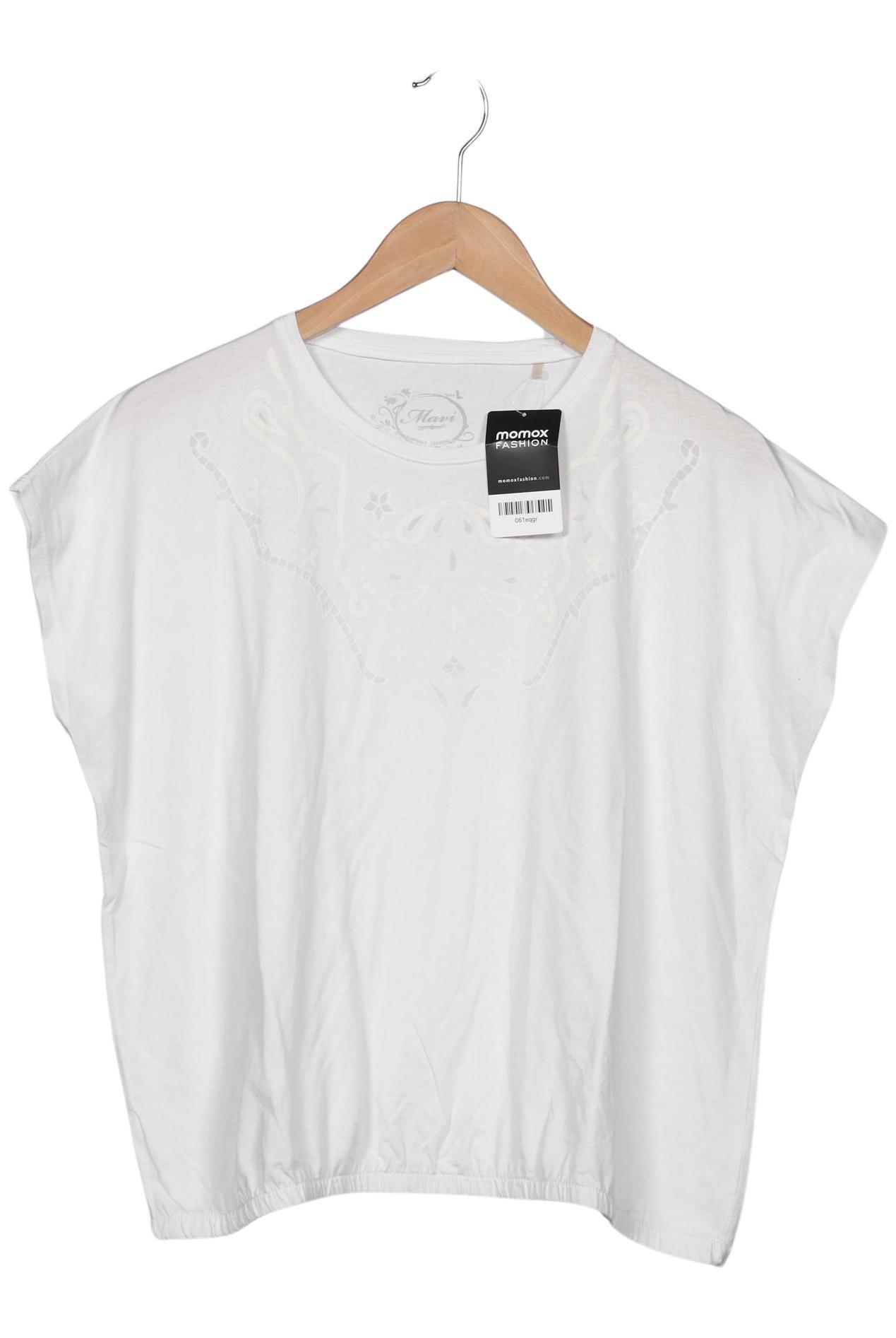 

mavi Damen T-Shirt, weiß, Gr. 42