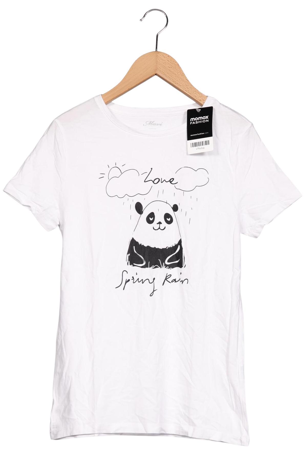 

mavi Damen T-Shirt, weiß, Gr. 36