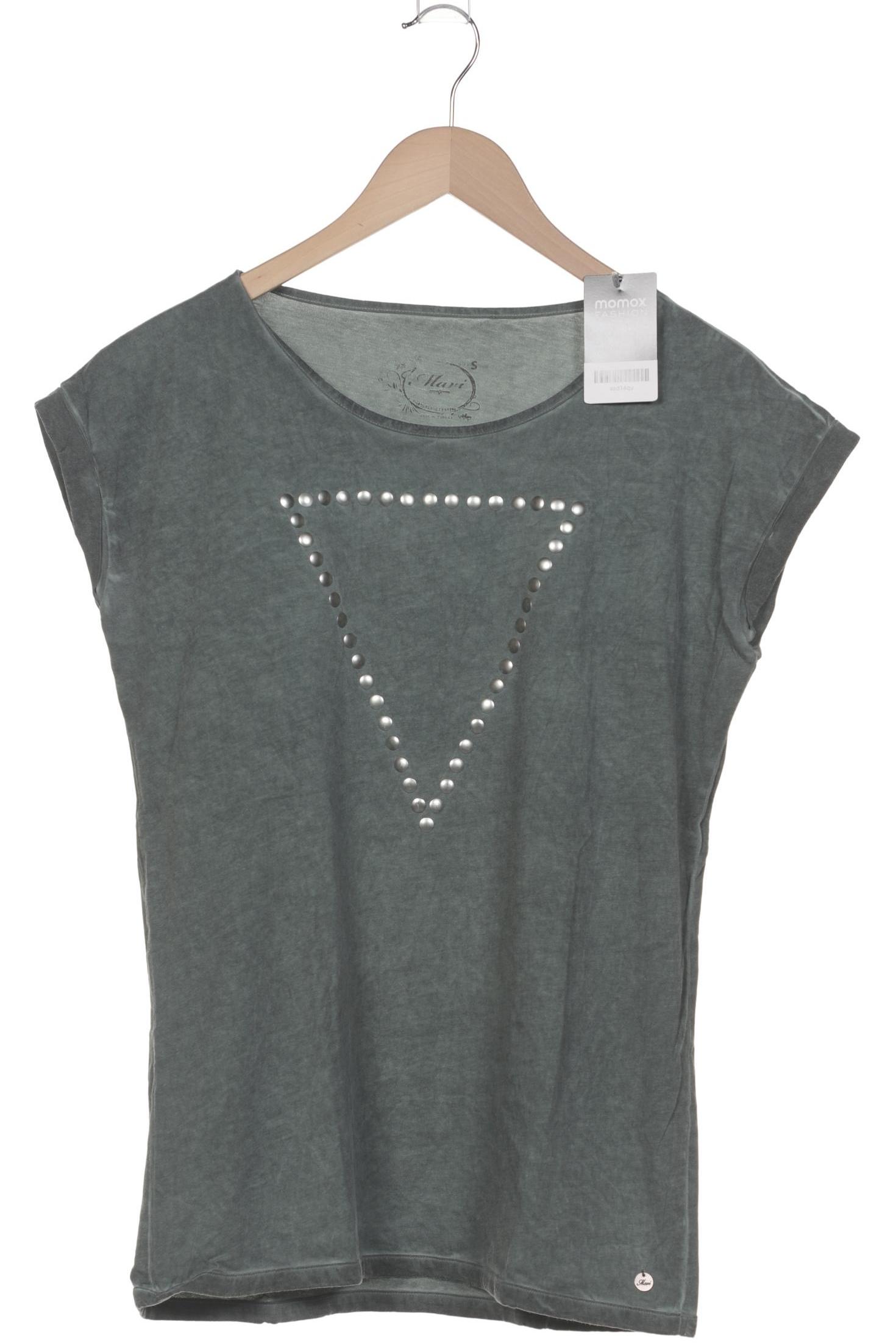 

mavi Damen T-Shirt, grün, Gr. 36