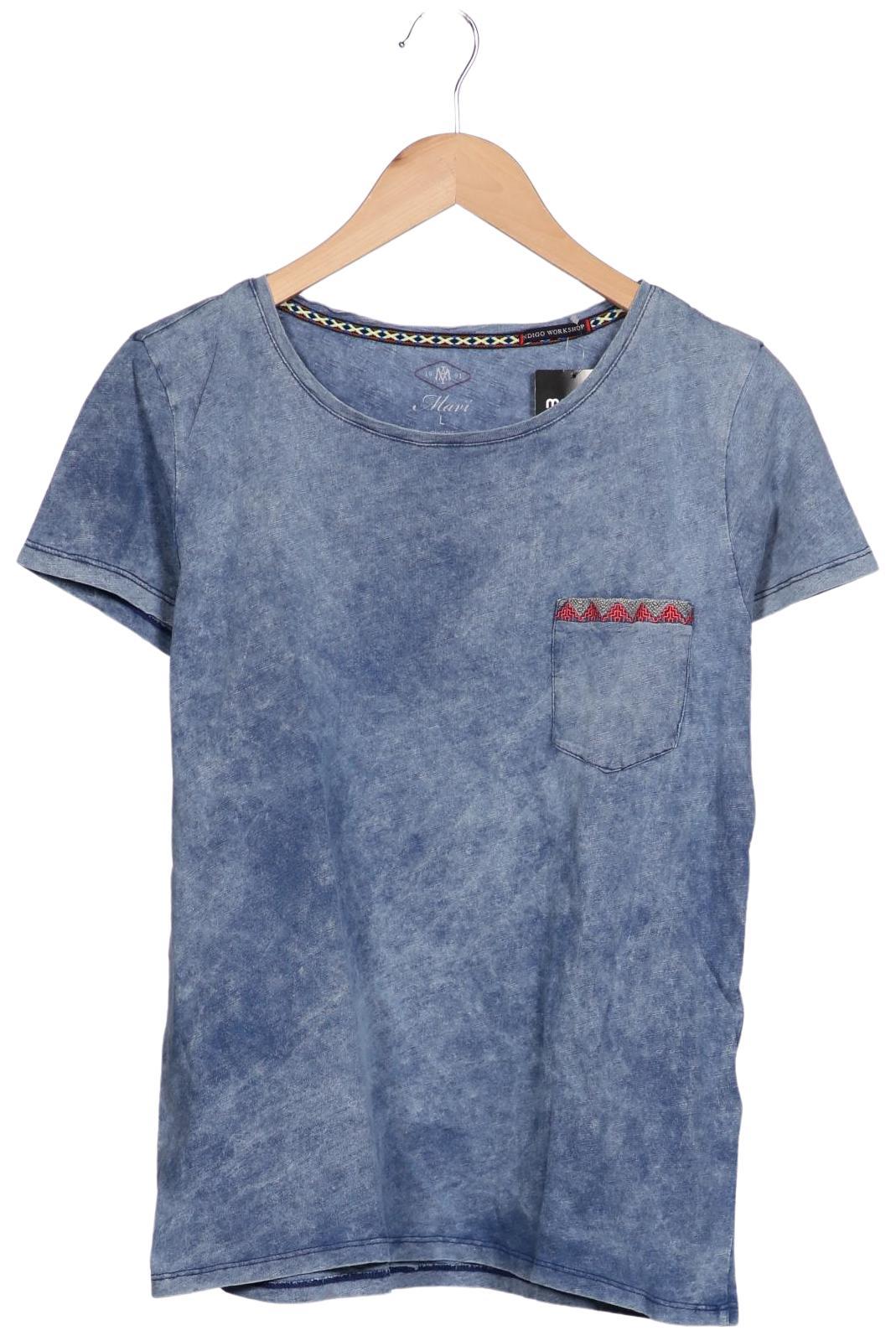

mavi Damen T-Shirt, blau, Gr. 42