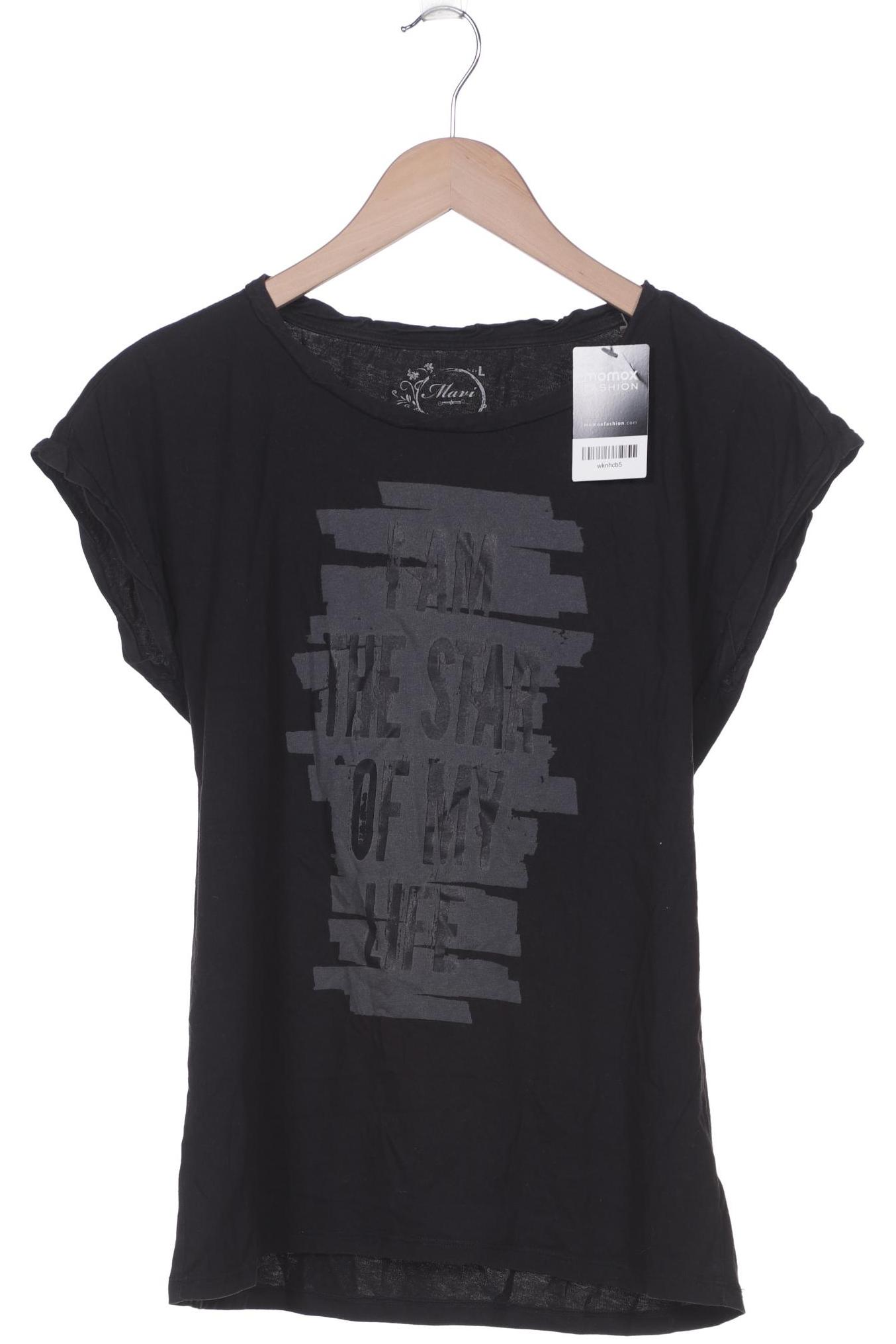 

mavi Damen T-Shirt, schwarz