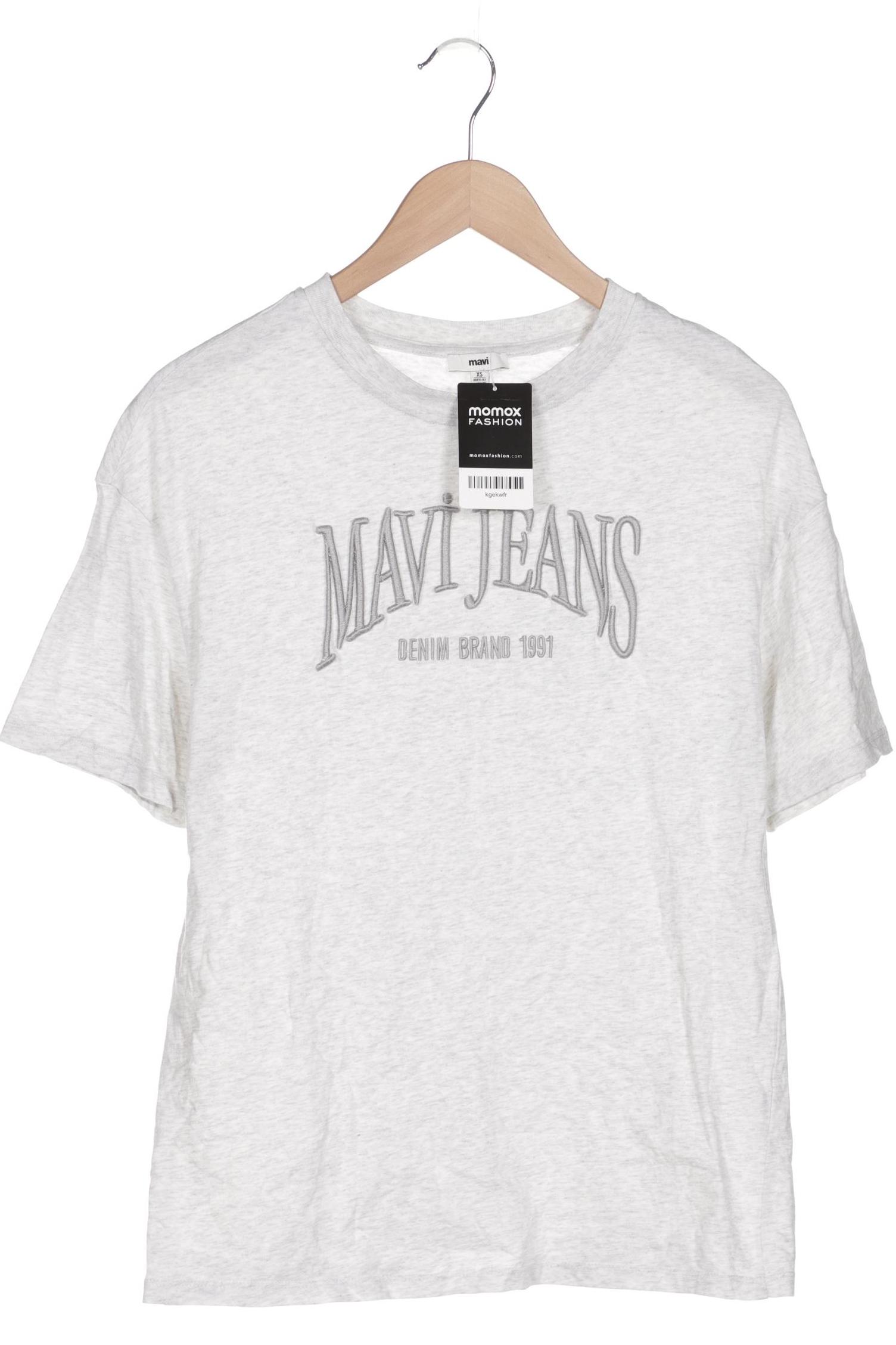 

mavi Damen T-Shirt, grau, Gr. 34