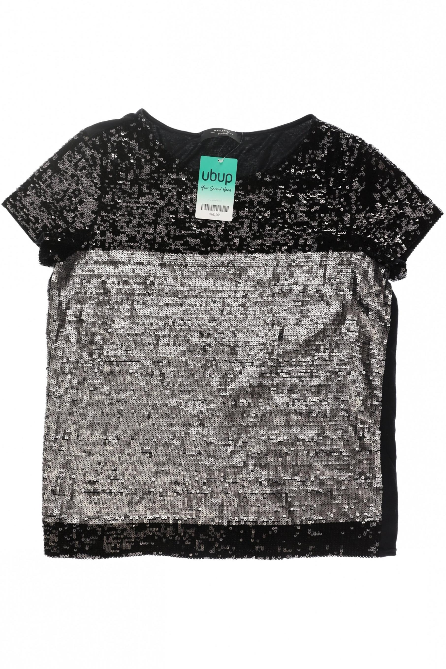 

Max Mara Damen Bluse, silber, Gr.