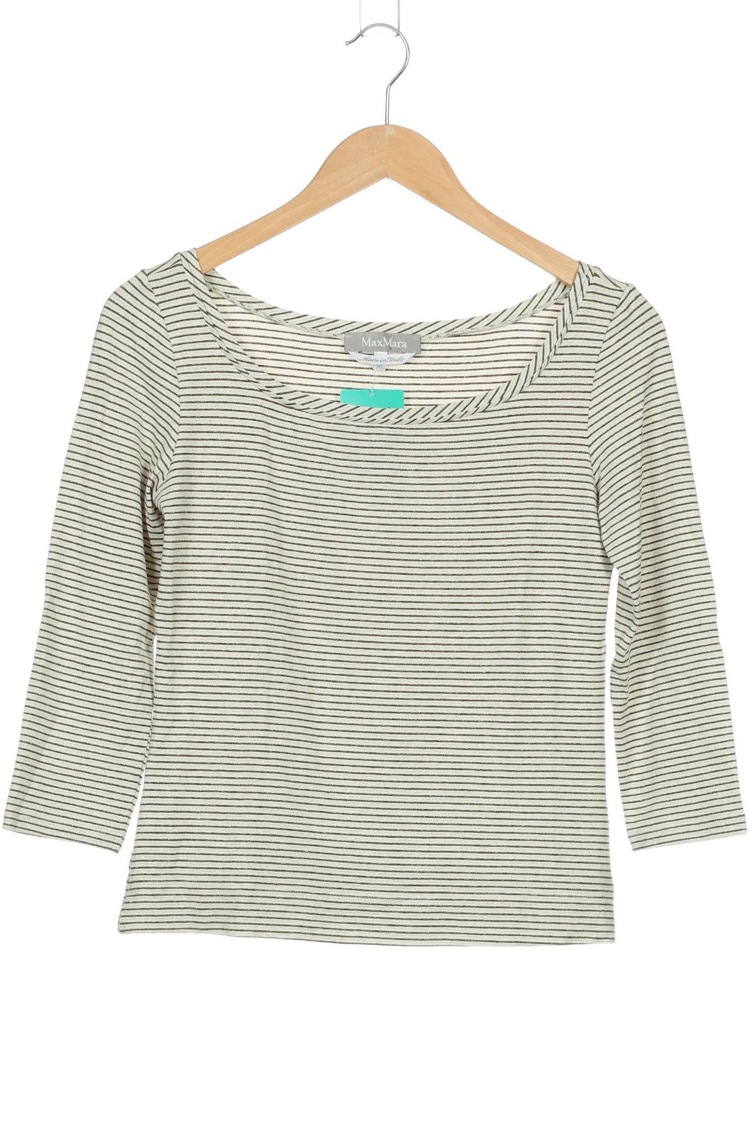 

Max Mara Damen Langarmshirt, beige, Gr.