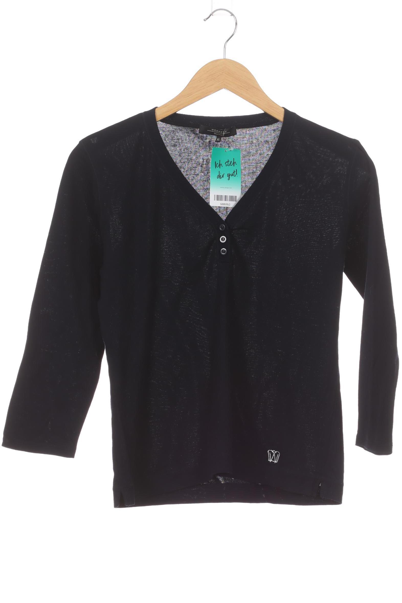 

Max Mara Damen Langarmshirt, blau, Gr.