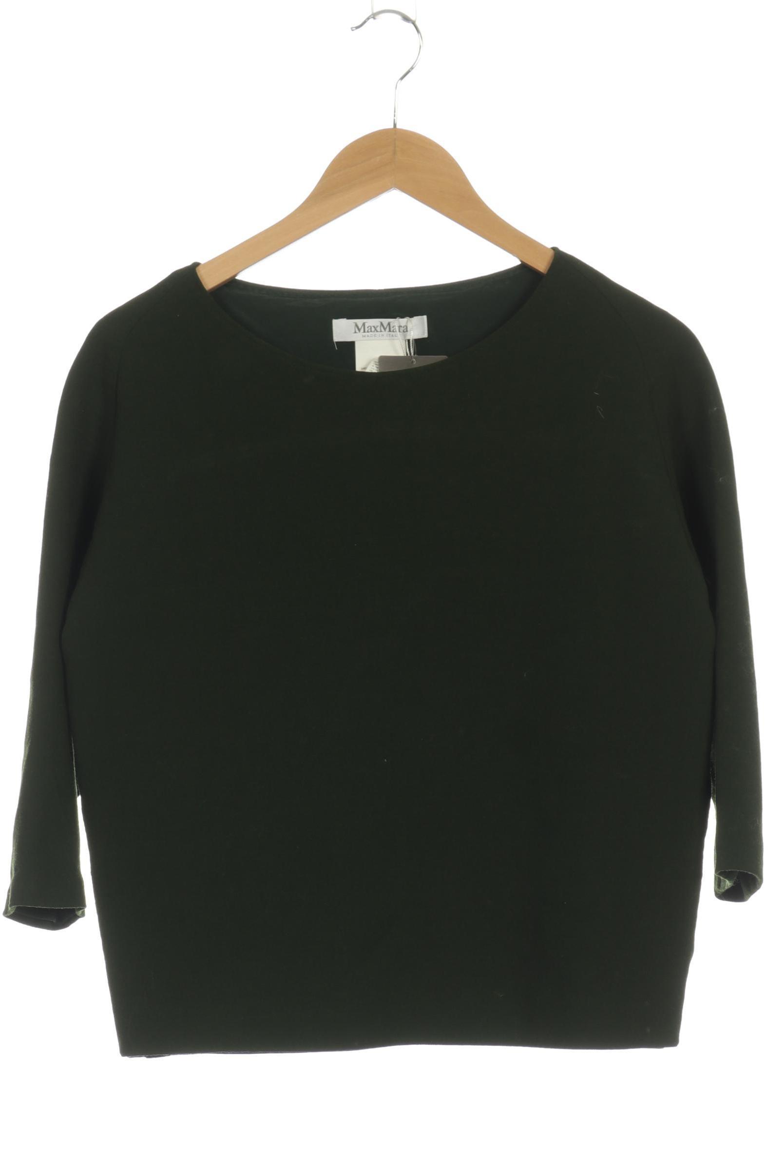 

Max Mara Damen Langarmshirt, grün, Gr. 32
